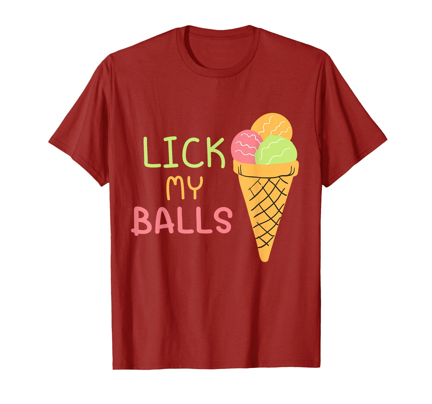 LICK MY BALLS | Funny Shirt Design | Creative Ideas T-Shirt