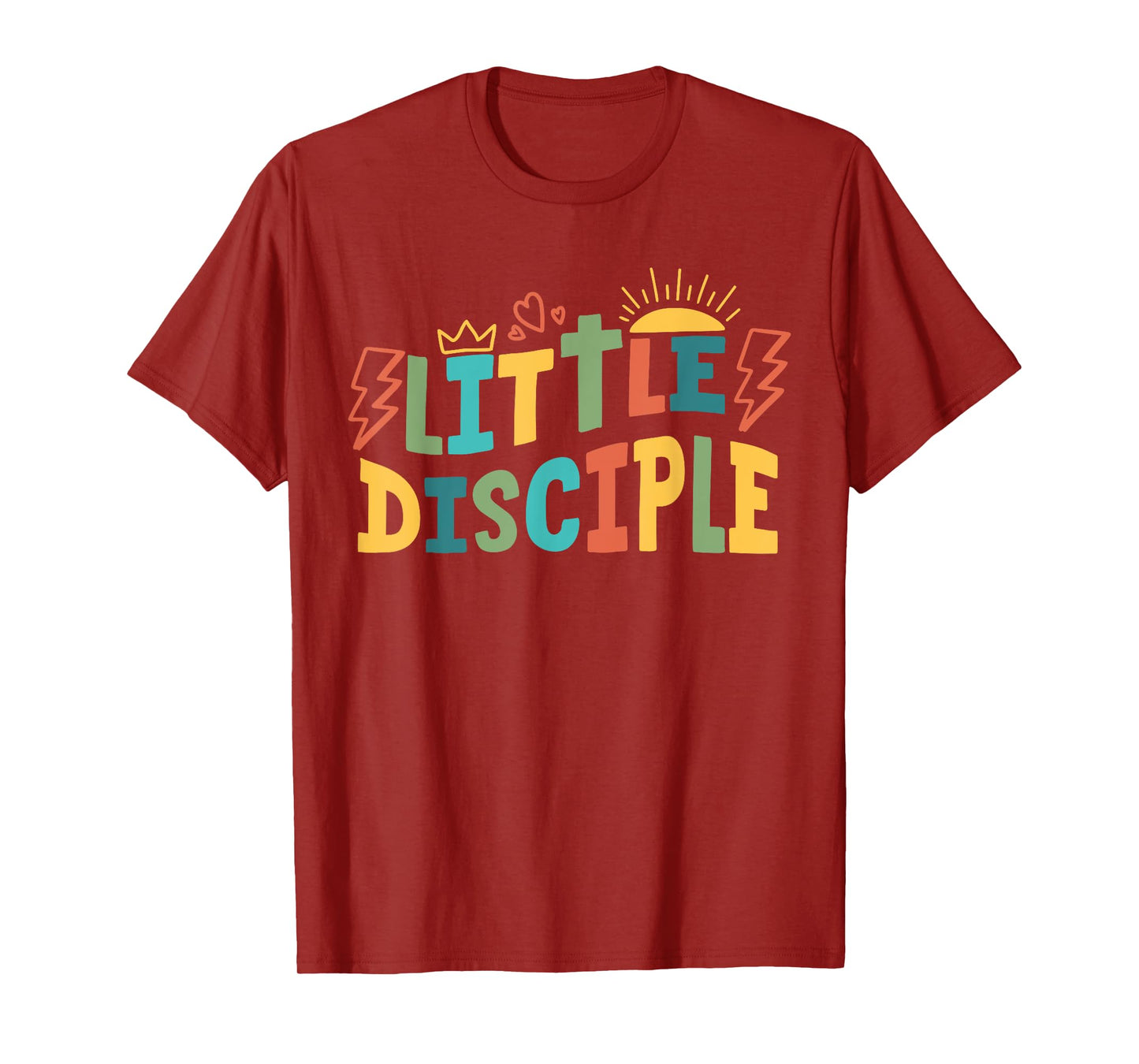 Little Disciple Kids Christian Toddler Religious Youth Jesus T-Shirt