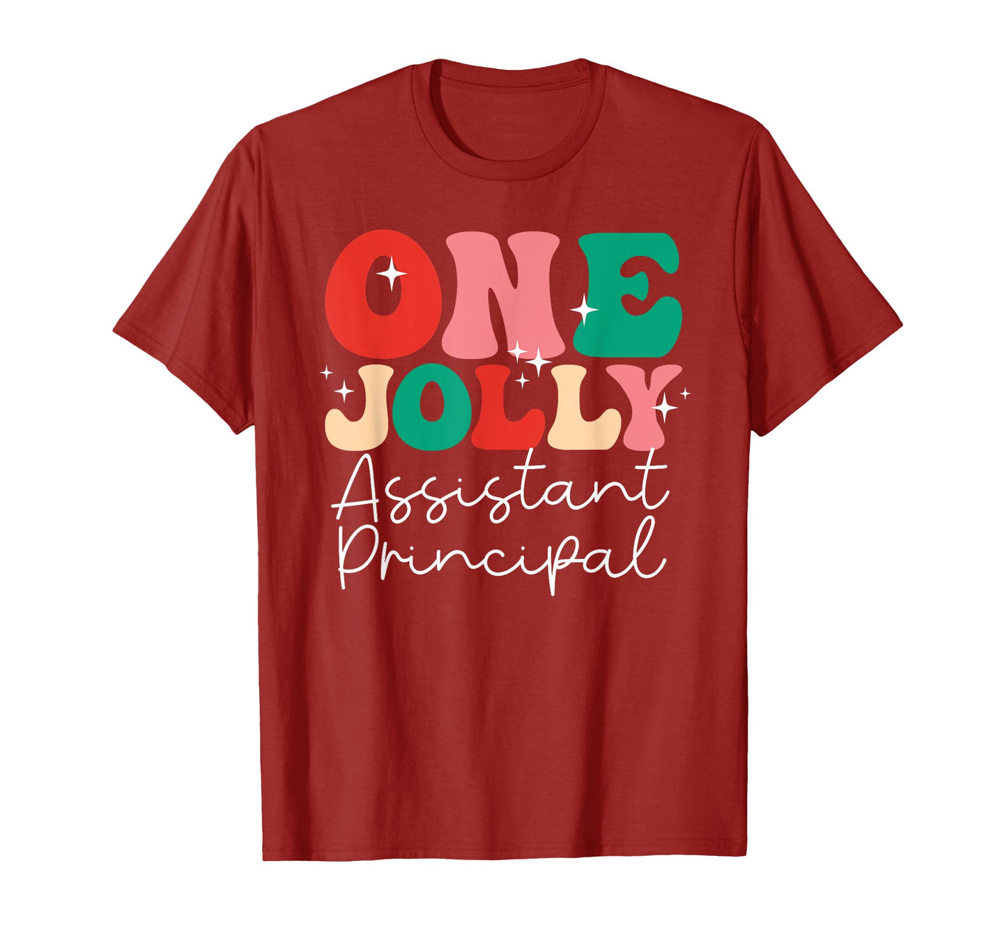 One Groovy School Family Group Holly Merry Shirts Unisex-Adults Women Kids Retro Christmas T-Shirt Black Small Crew Neck Short Sleeve
