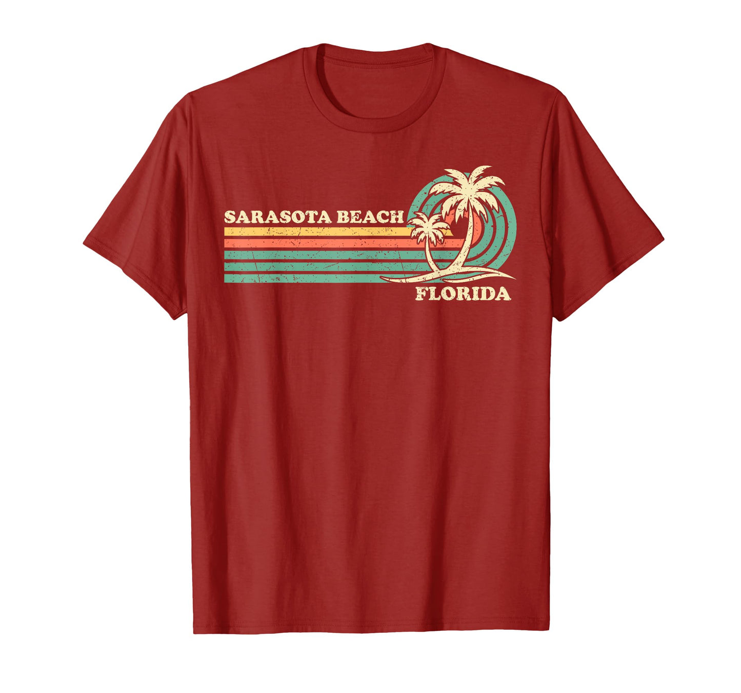 Sarasota Beach Florida Summer Vintage Family Vacation T-Shirt