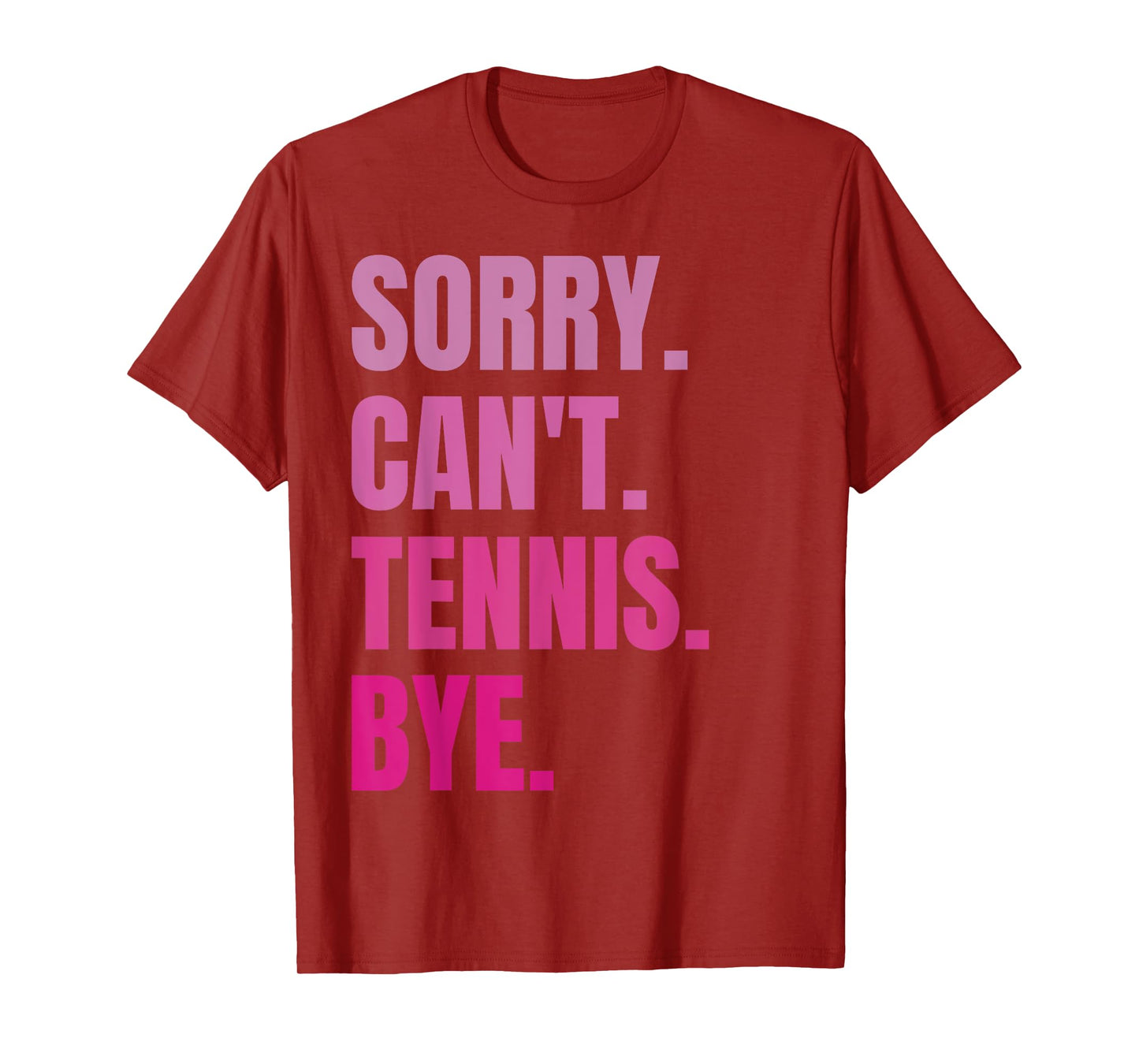 Sorry Can't Tennis Bye Retro Tennis Player Lover Fan Tennis T-Shirt