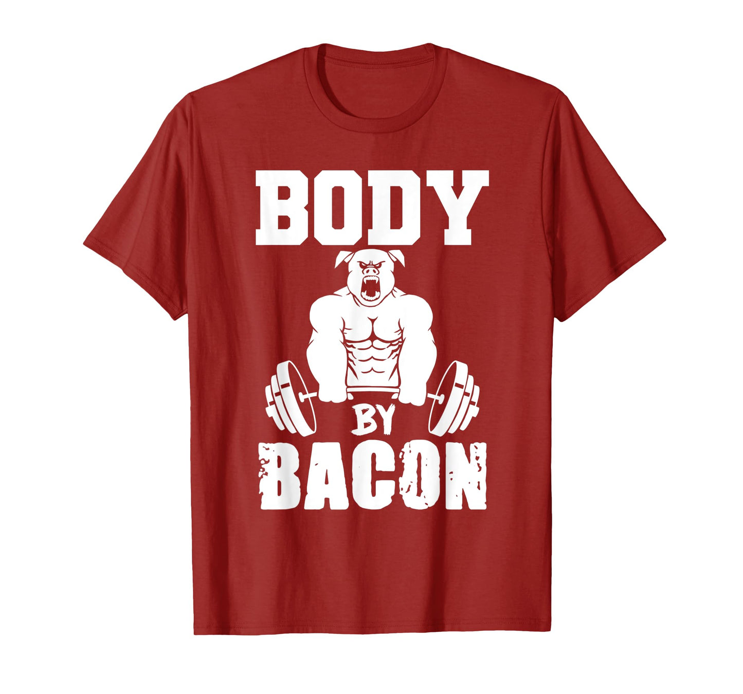 Funny Body By Bacon Gym Lifting T-Shirt