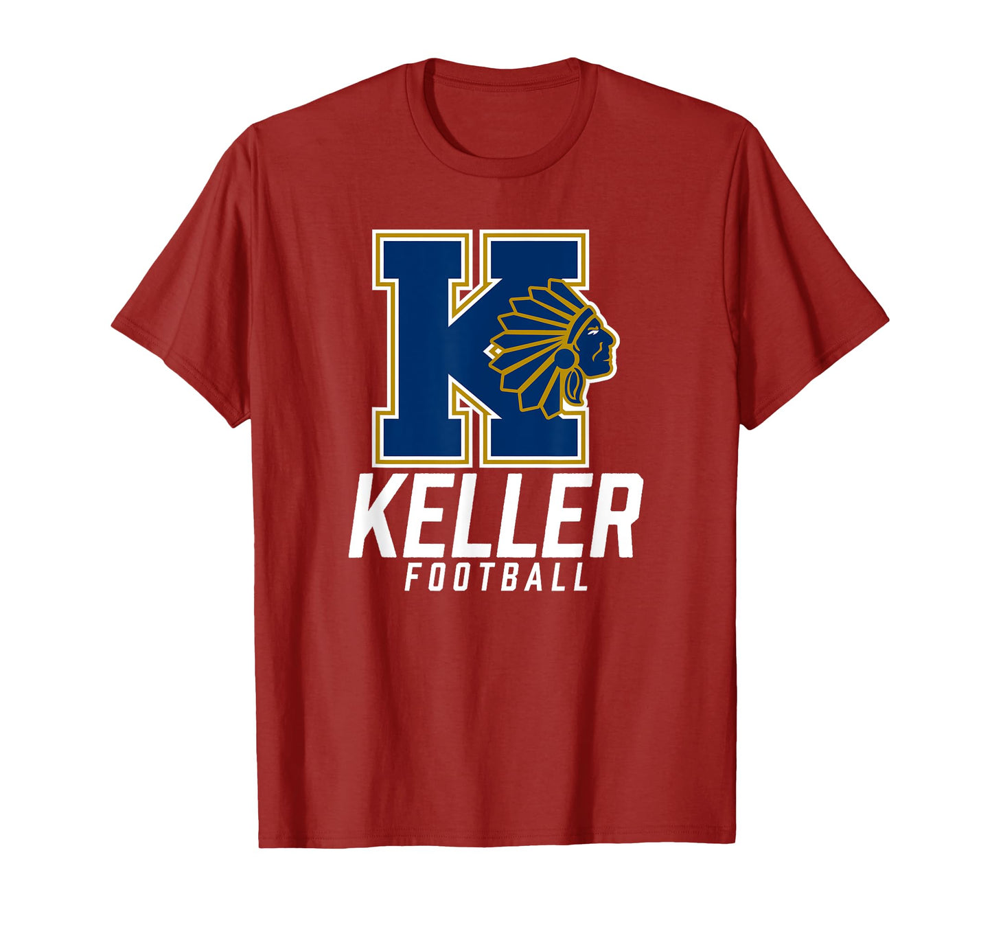 Keller Indians Logo Football Team HS T-Shirt