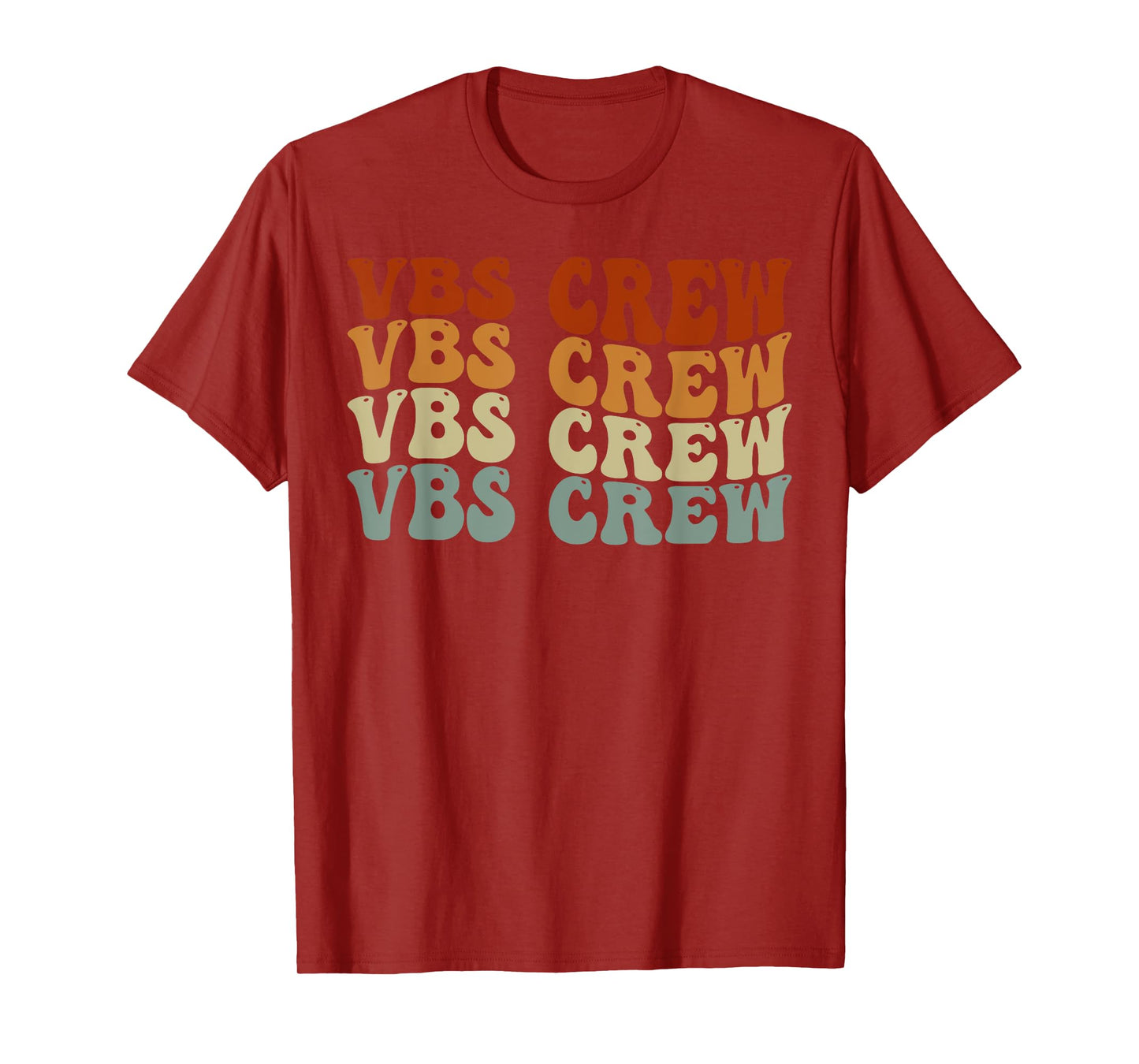 VBS Crew Vacation Bible VBS Teacher Vintage Christian School T-Shirt