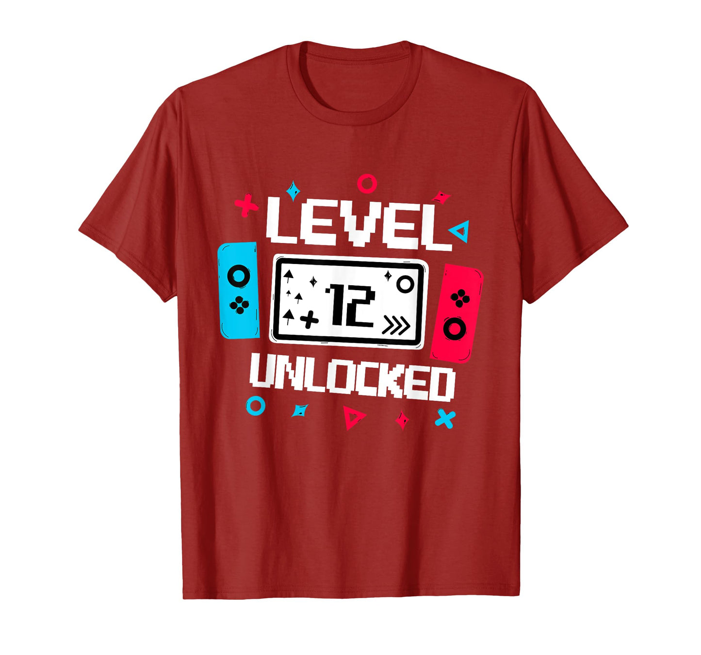 Level 12 unlocked Gamer 12th Birthday Gift Video Game lovers T-Shirt