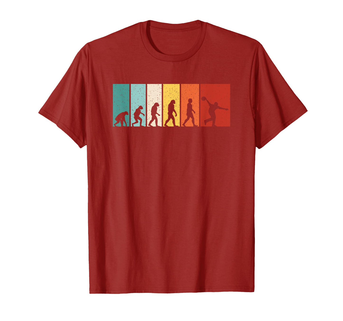 Retro Bowler Evolution Funny Bowling Lover Men Women Kids T-Shirt