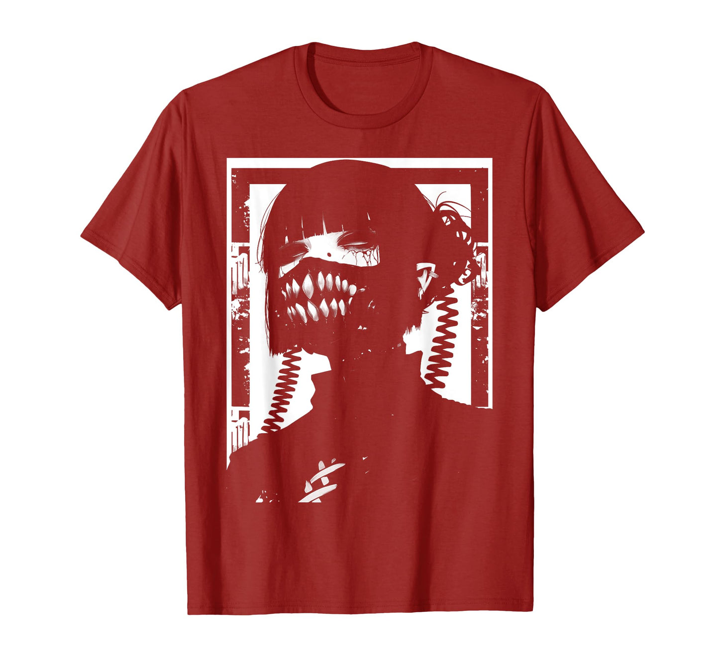 Horror Techwear Ghoul Girl Cybergoth Gothic Anime Manga T-Shirt