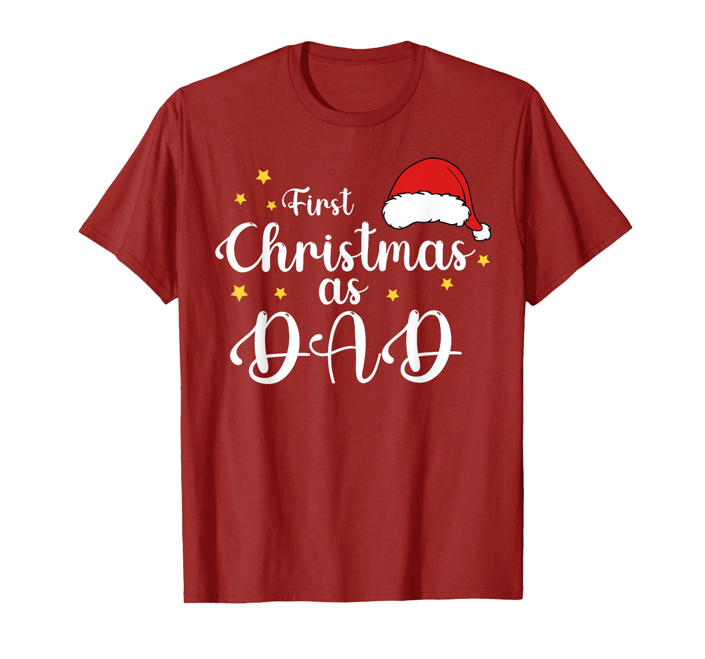 First Christmas As Dad 1st Christmas Matching Family Holiday T-Shirt