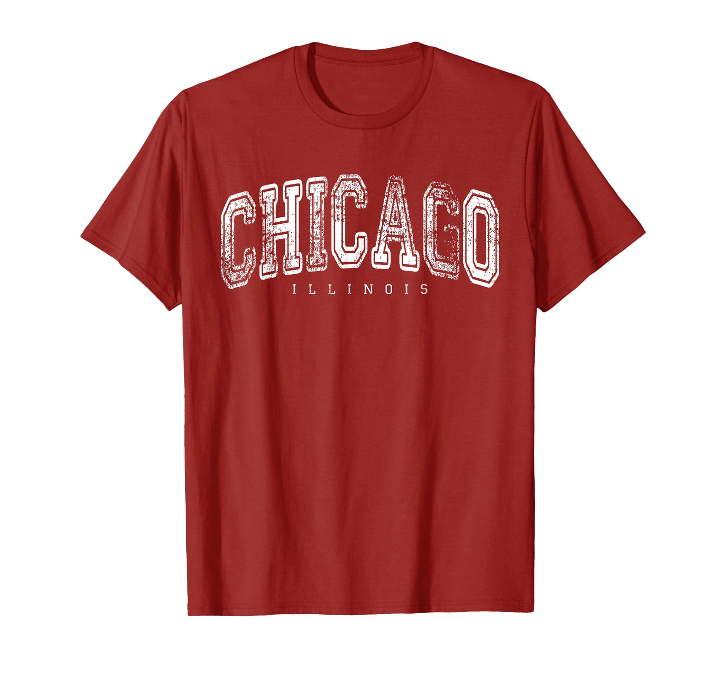 Chicago Illinois Vintage Retro US City State Travel T-Shirt