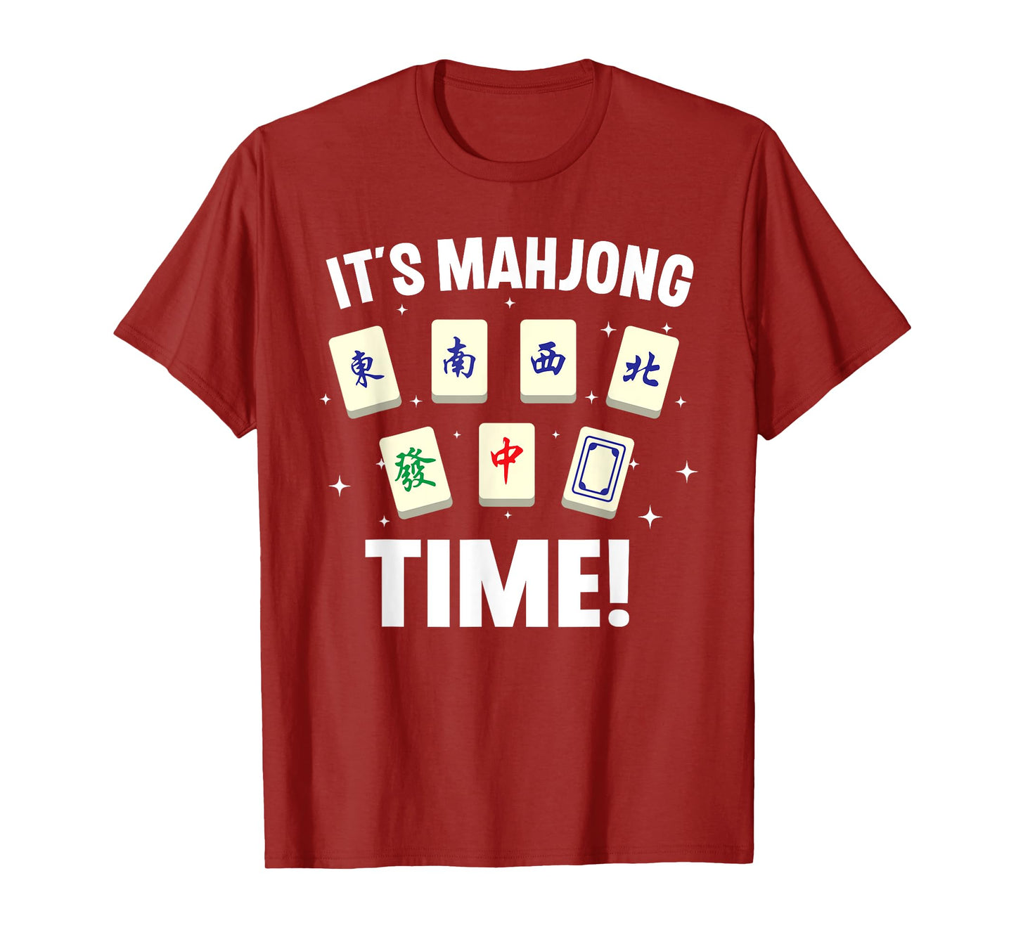 Funny Mahjong Design For Men Women Mahjong Game Player Lover T-Shirt