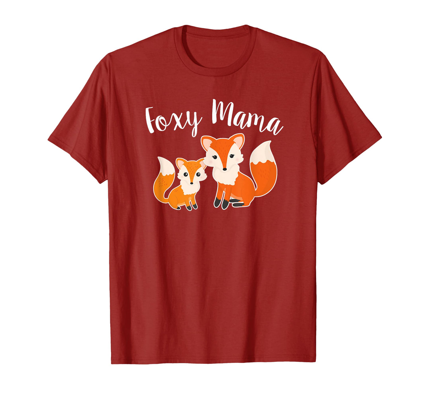 Foxy Mama Funny Mom Joke Saying Mother Daughter Cute Graphic T-Shirt
