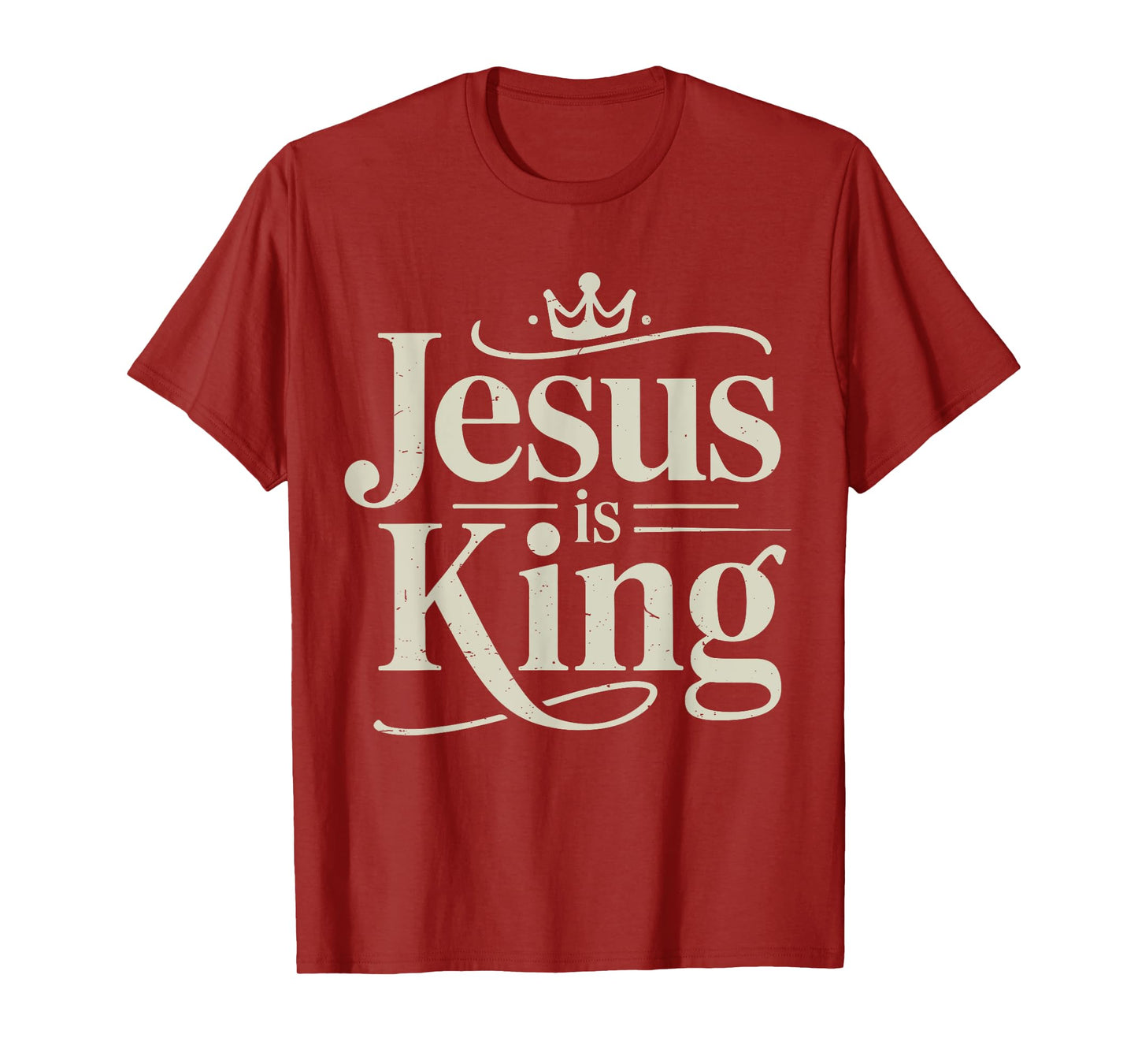 Christian Jesus Christ is King Youth Men God Son Toddler Boy T-Shirt
