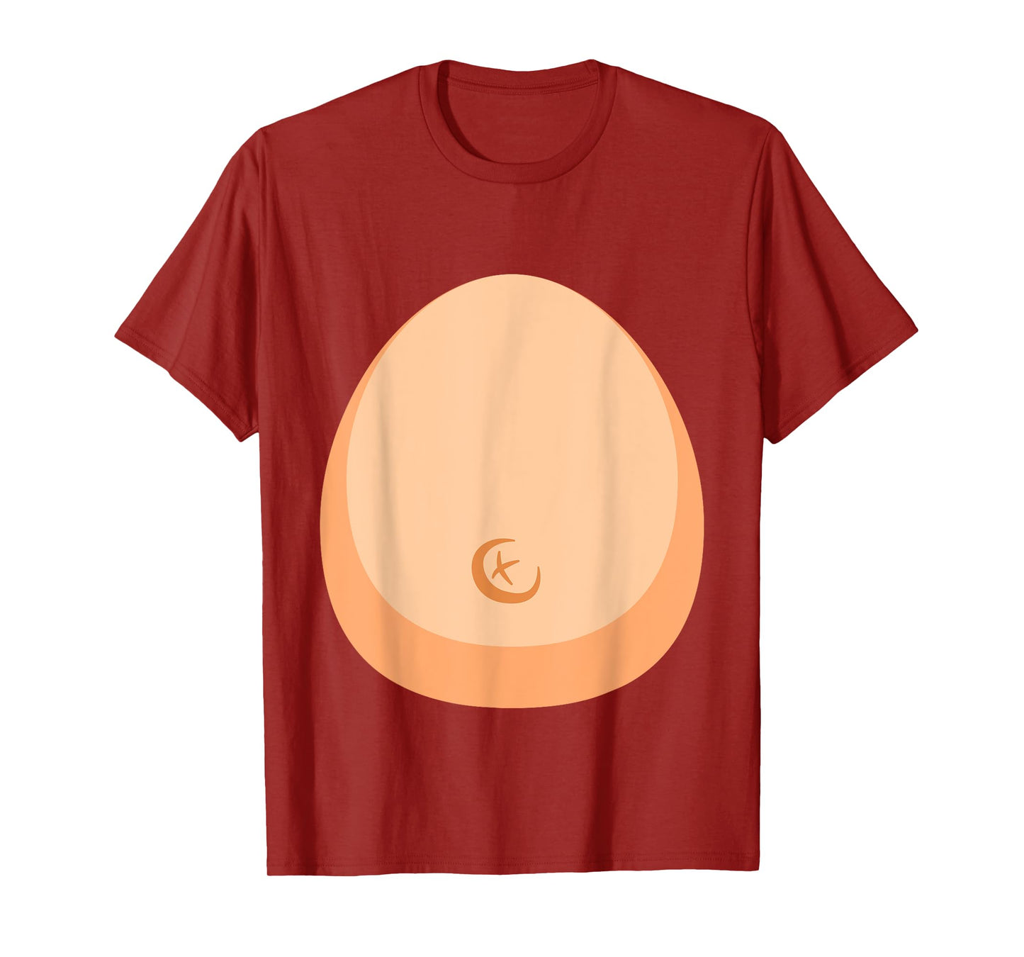 Funny lazy DIY monkey belly costume for halloween party T-Shirt