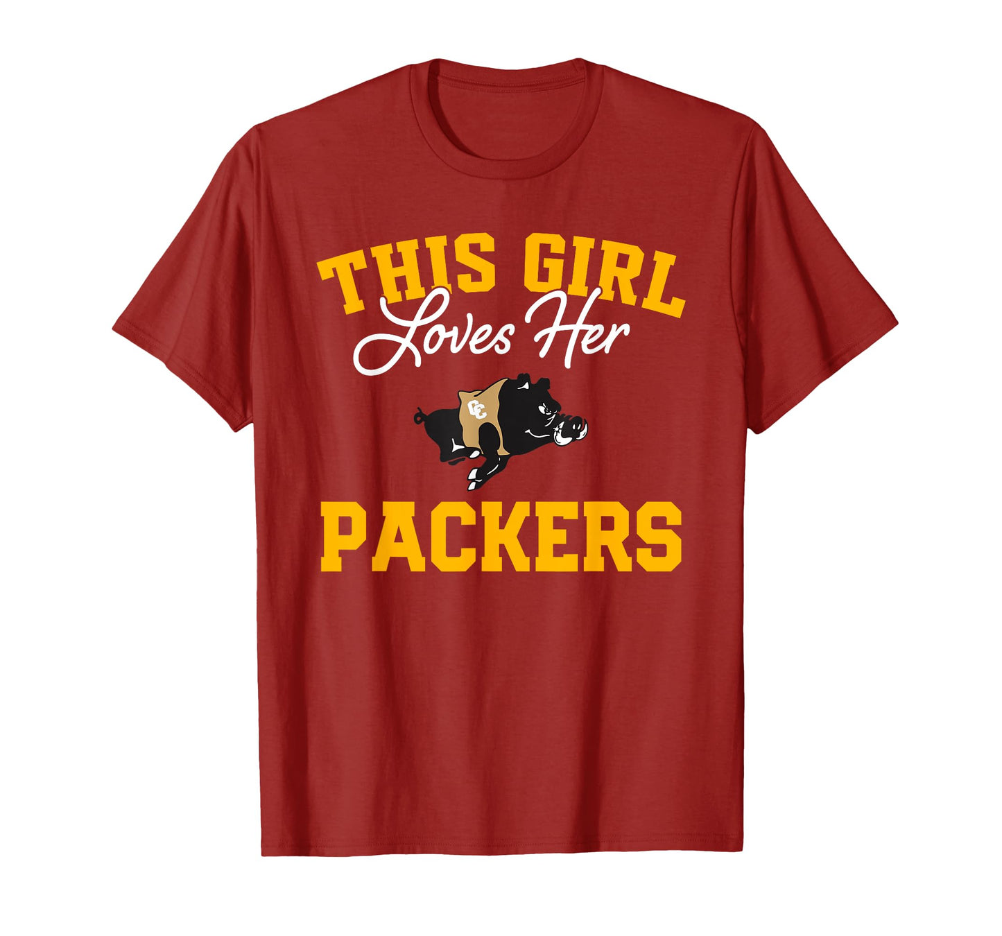 Colquitt County Packers Logo This Girl Loves Her HS T-Shirt