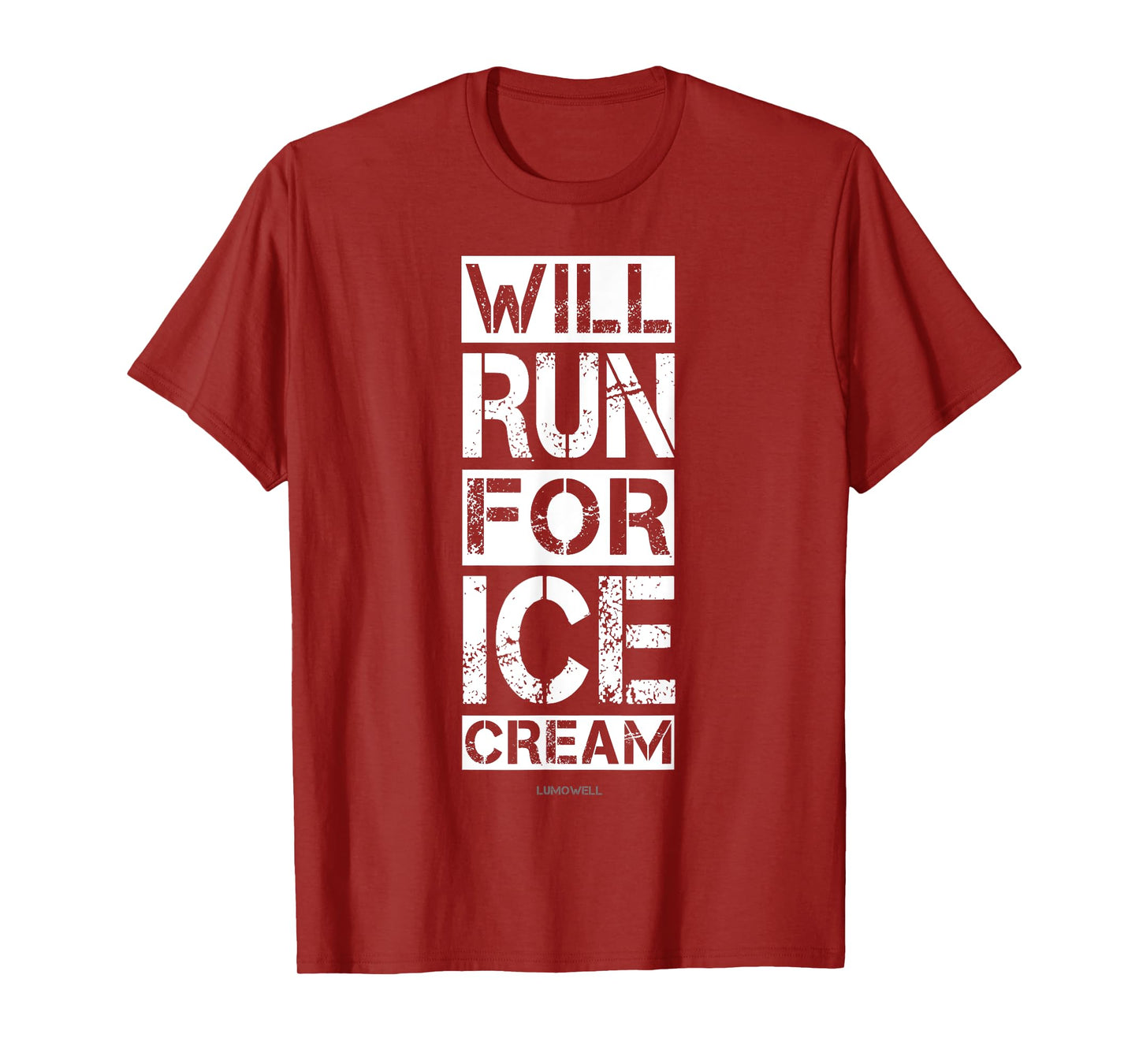 Funny Will Run For Ice Cream Running Shirt - Runner Shirts Men Women Girls Kids T-Shirt