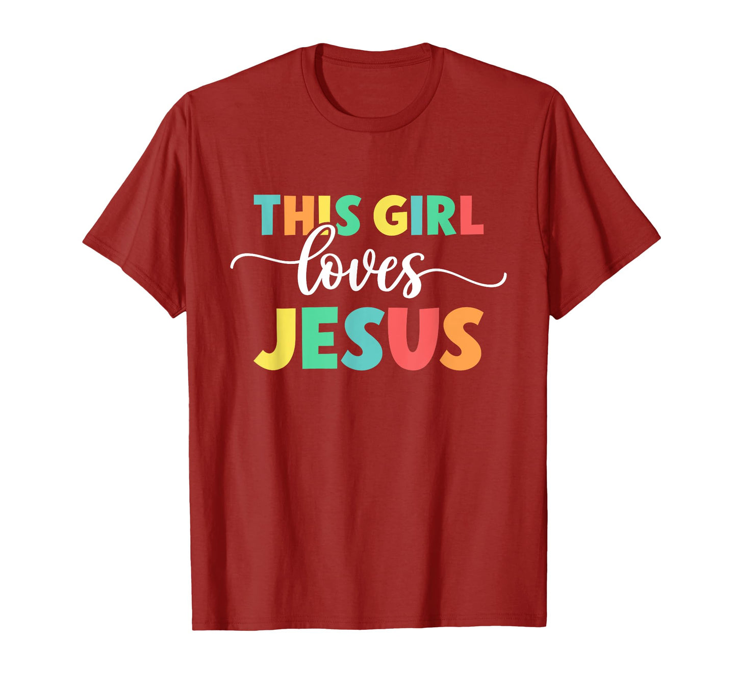 Christian Faith God This Girl Loves Jesus T-Shirt
