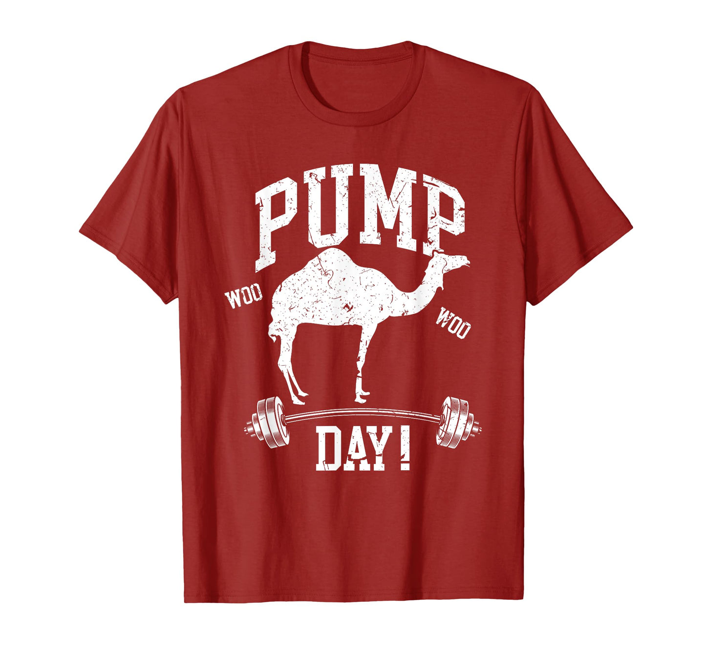 Funny Pump Day Hump Day Camel Weight Lifting Training Gym T-Shirt