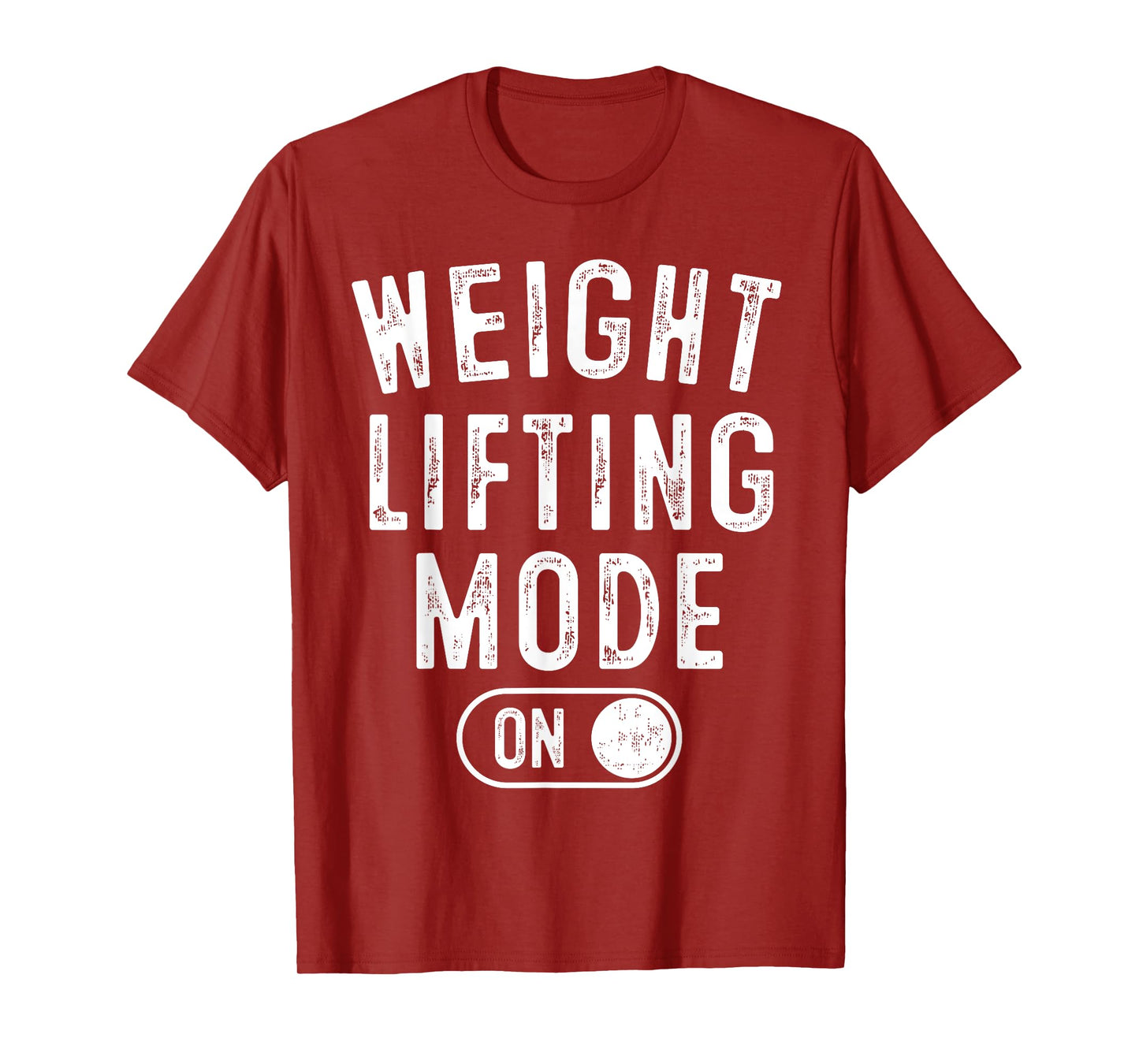 Weight Lifting Mode On Funny Bodybuilder Gift Weightlifter T-Shirt