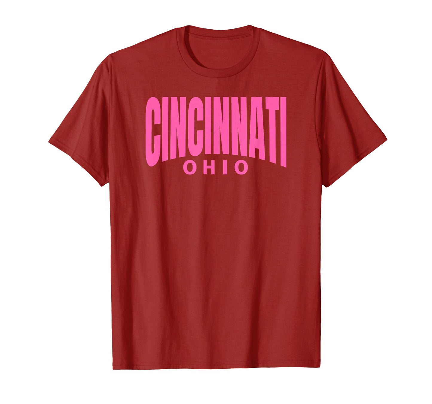 Cincinnati Girly Pink Colour Simple & Adorable Cincinnati OH T-Shirt