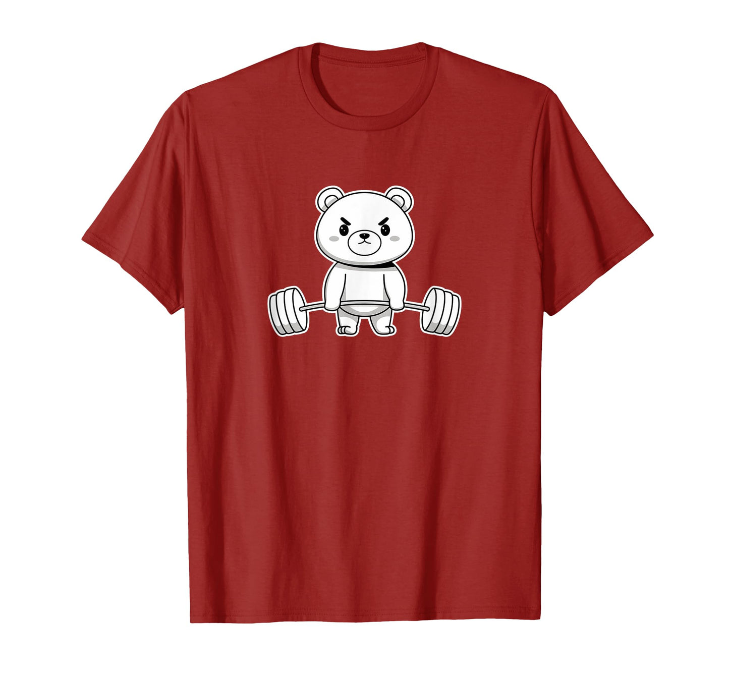 Bear Bodybuilder Weight lifting Gym Workout Sports T-Shirt