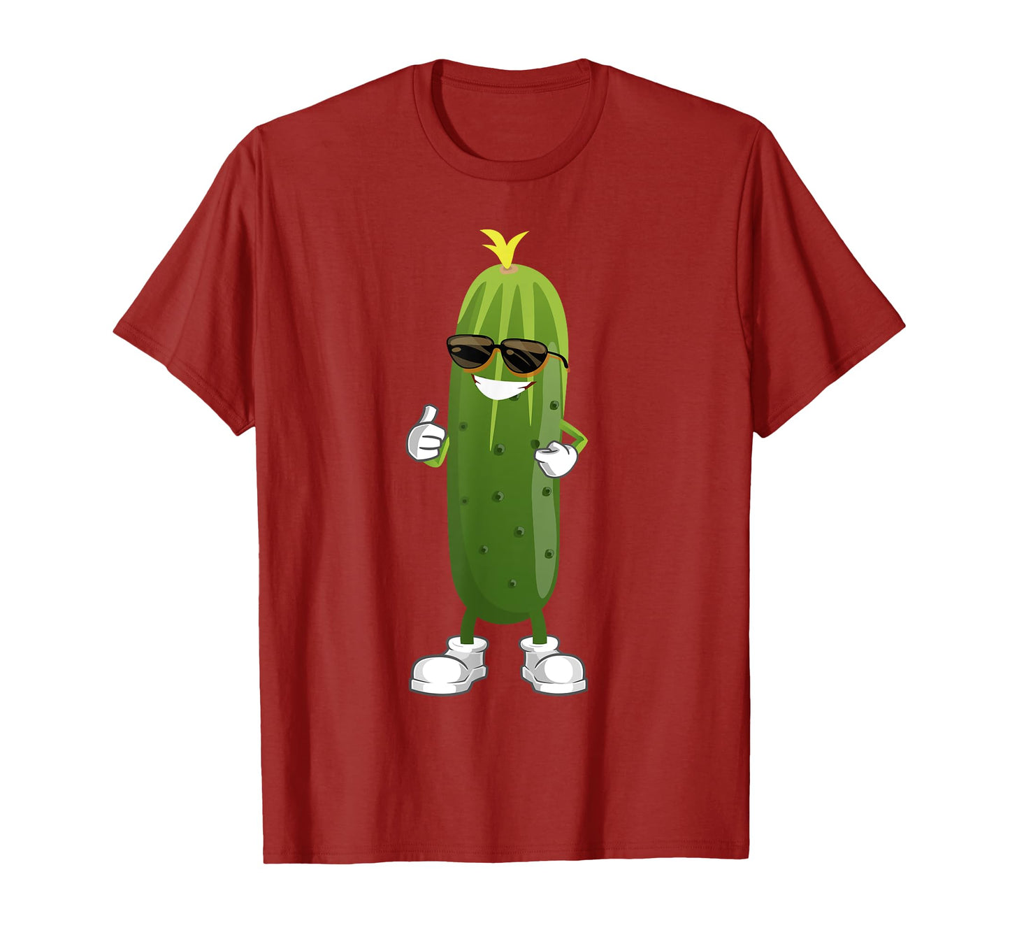 Funny Cucumber Designs For Dancing Food Love Pickle Tee T-Shirt