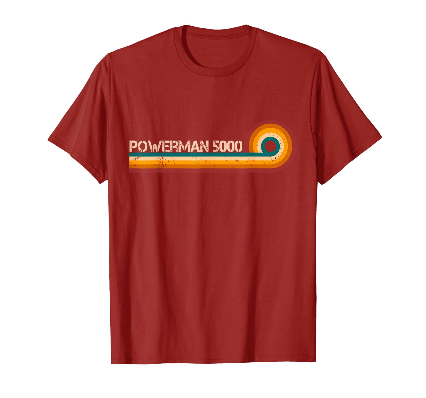 Powerman 5000 Retro Stripes Musician Vintage T-Shirt
