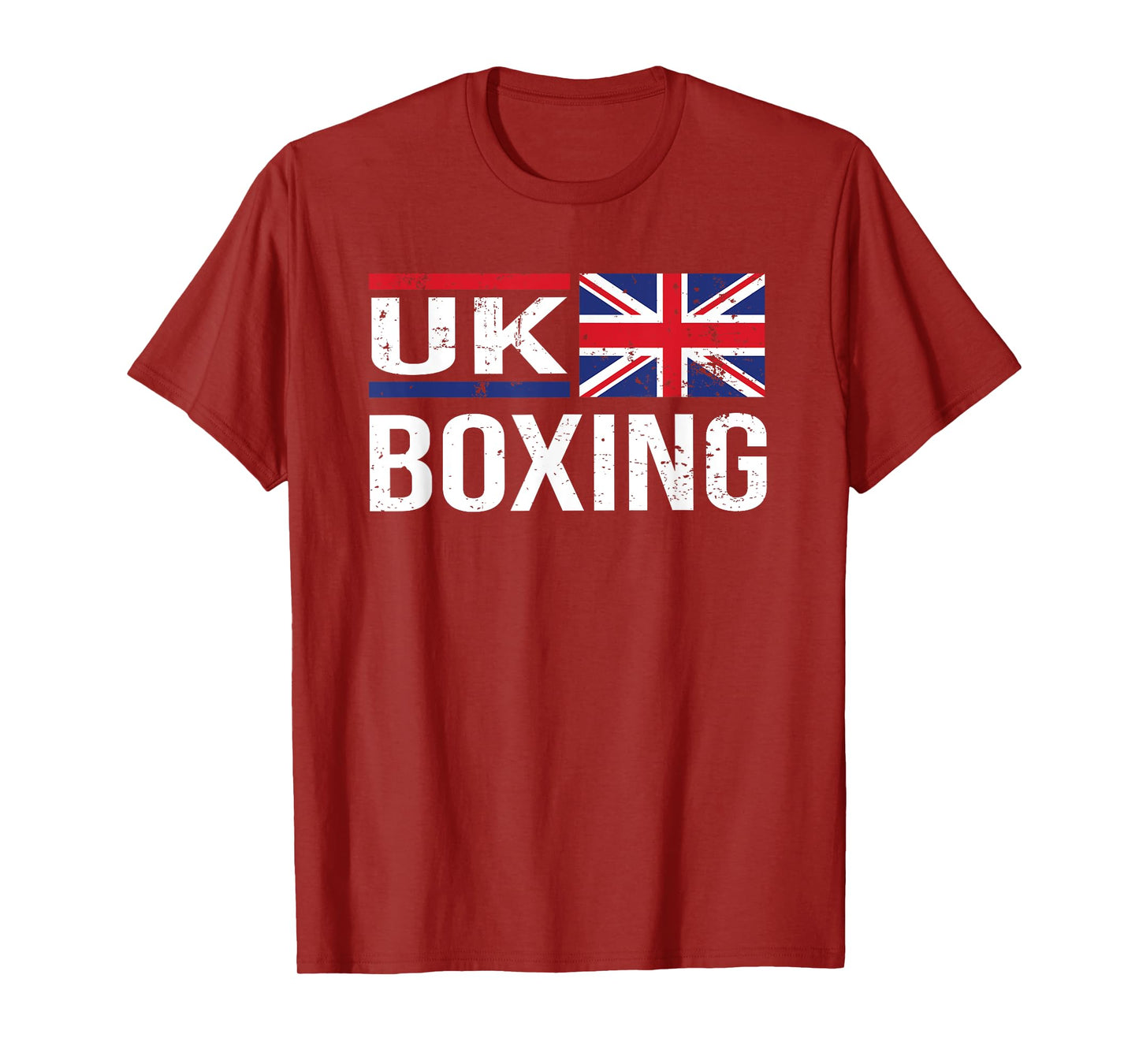 UK Boxing Great Britain Flag Gym Sparring Amateur Sport T-Shirt