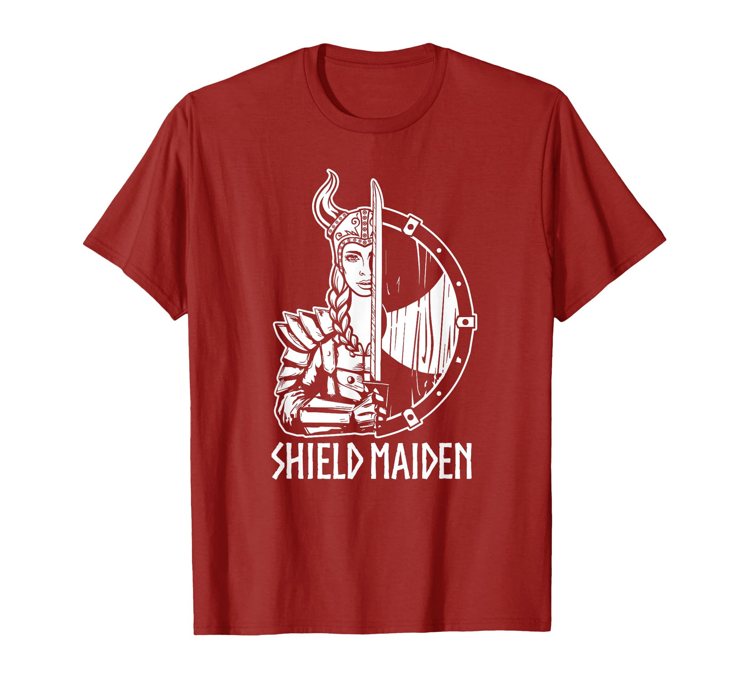 Women Shield Maiden Shirt Tee Girl Viking T-Shirt