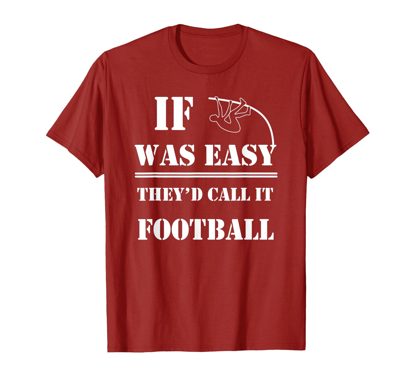 Pole Vault Quote | Funny Gift Athlete Coach | T-Shirt