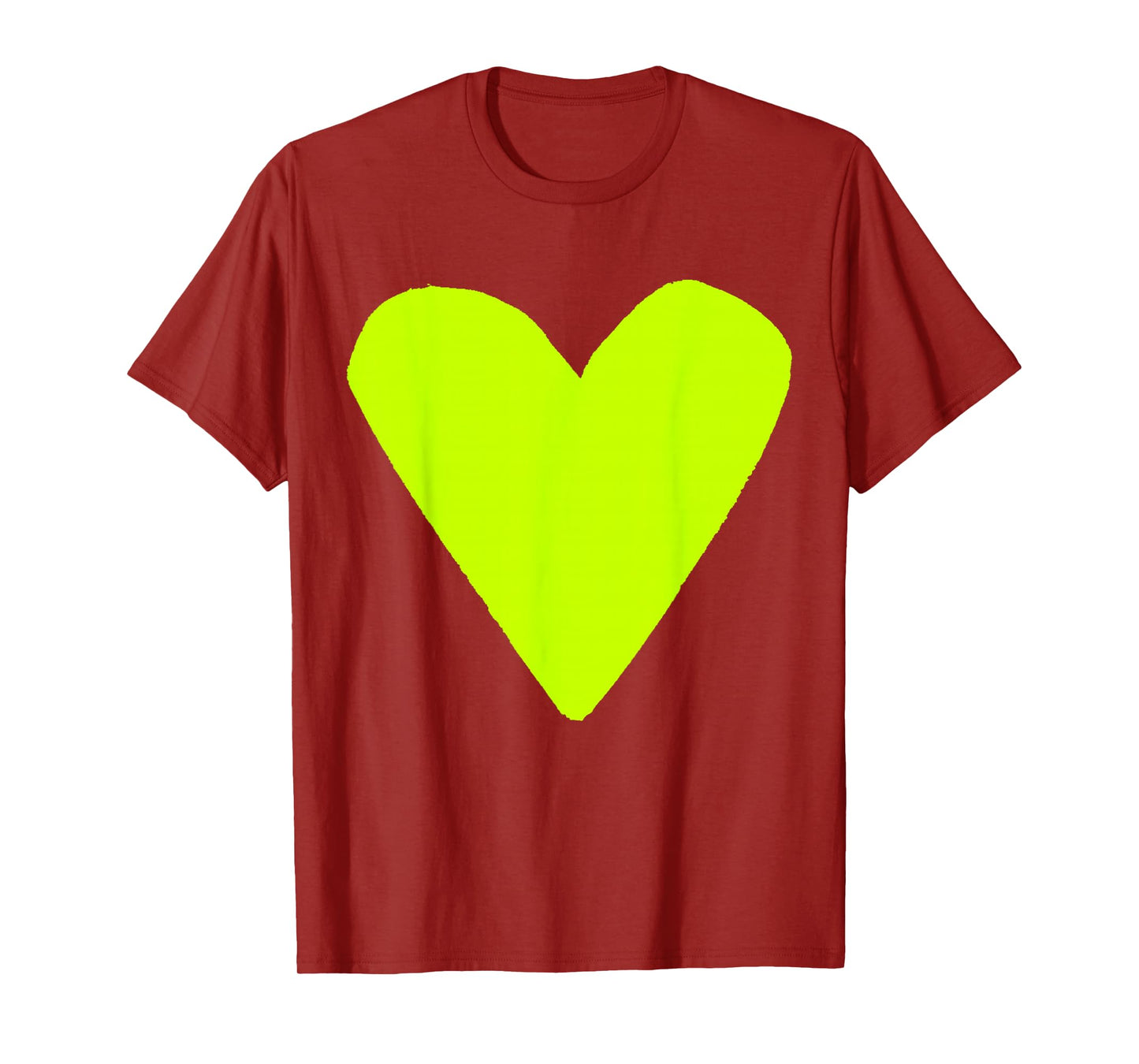 Cute Lime Green Heart T-Shirt