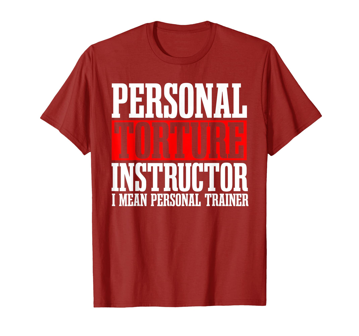 Personal Trainer Instructor Fitness Workout Coach Gym T-Shirt