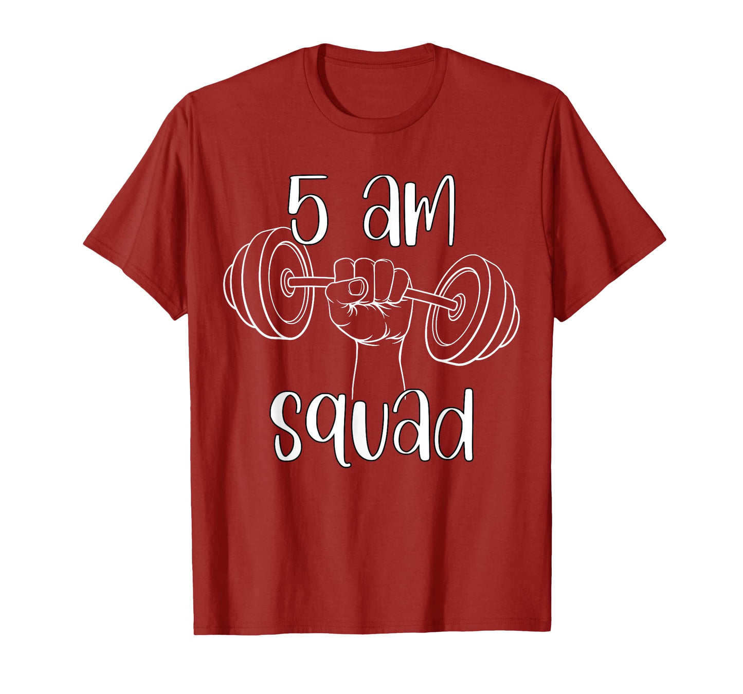 5 AM Squad | Funny Gym Workout Quote Apparel T-Shirt