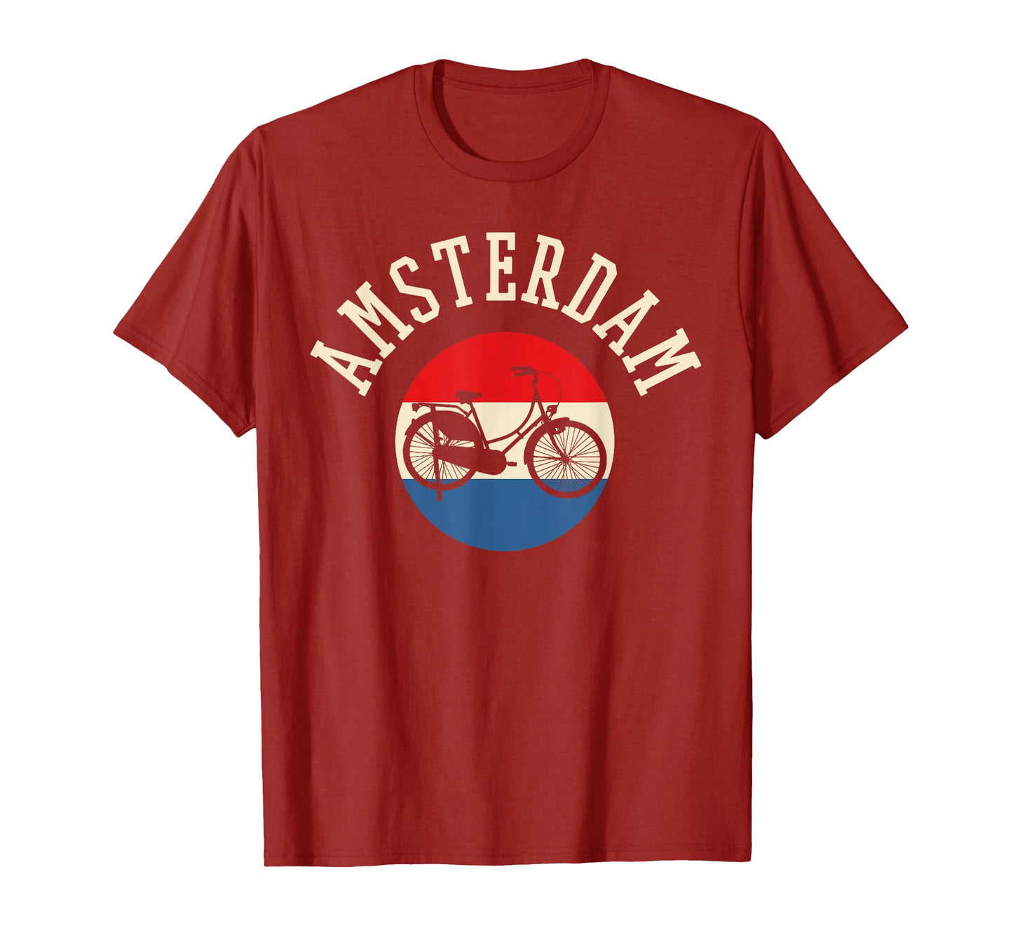 Travel Love Amsterdam Amsterdam T-Shirt Black Unisex-Adults Small Classic Fit Crew Neck Short Sleeve T-Shirt