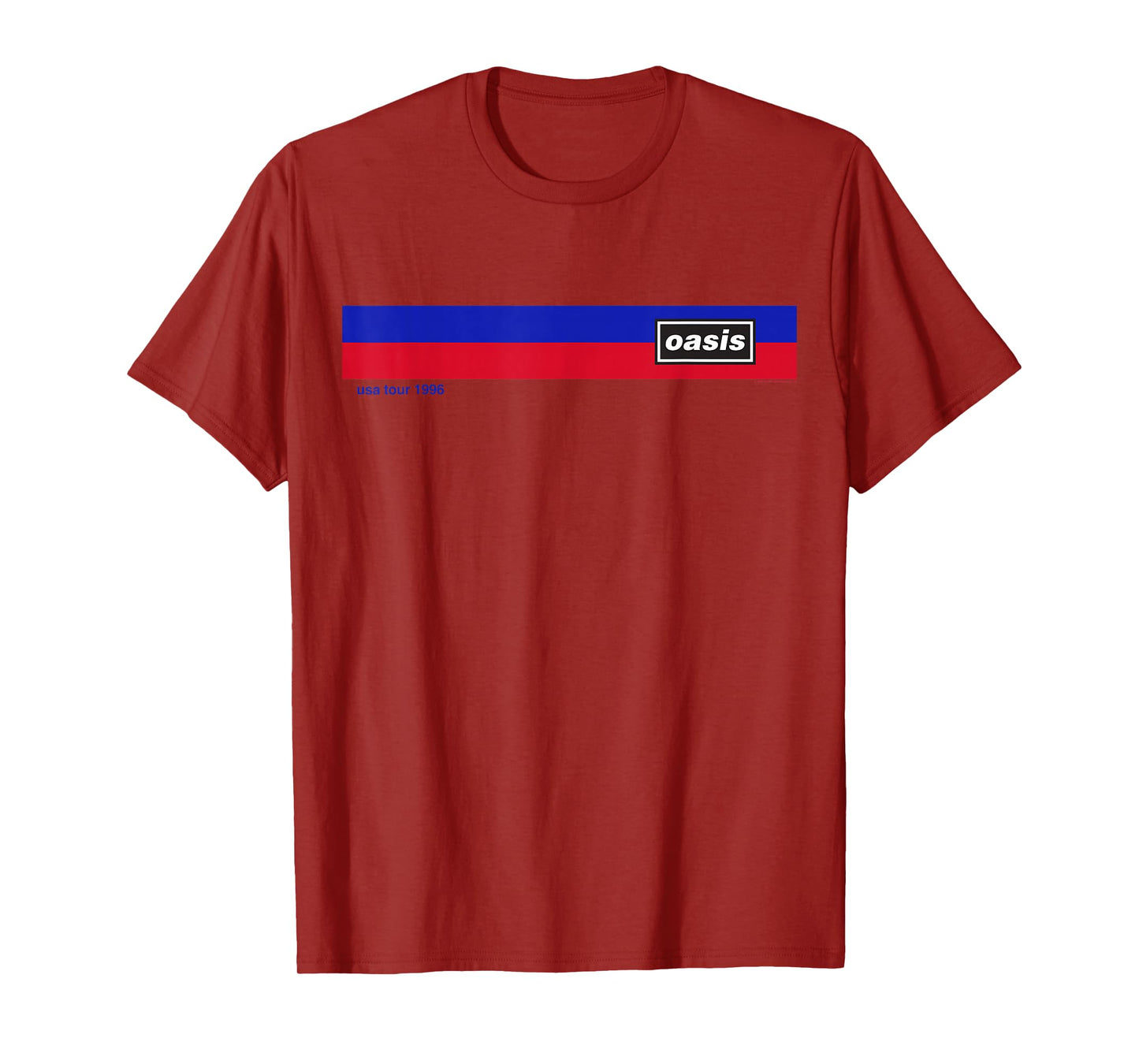 Oasis – Amazon Exclusive Vintage USA Tour 1996 Black T-Shirt