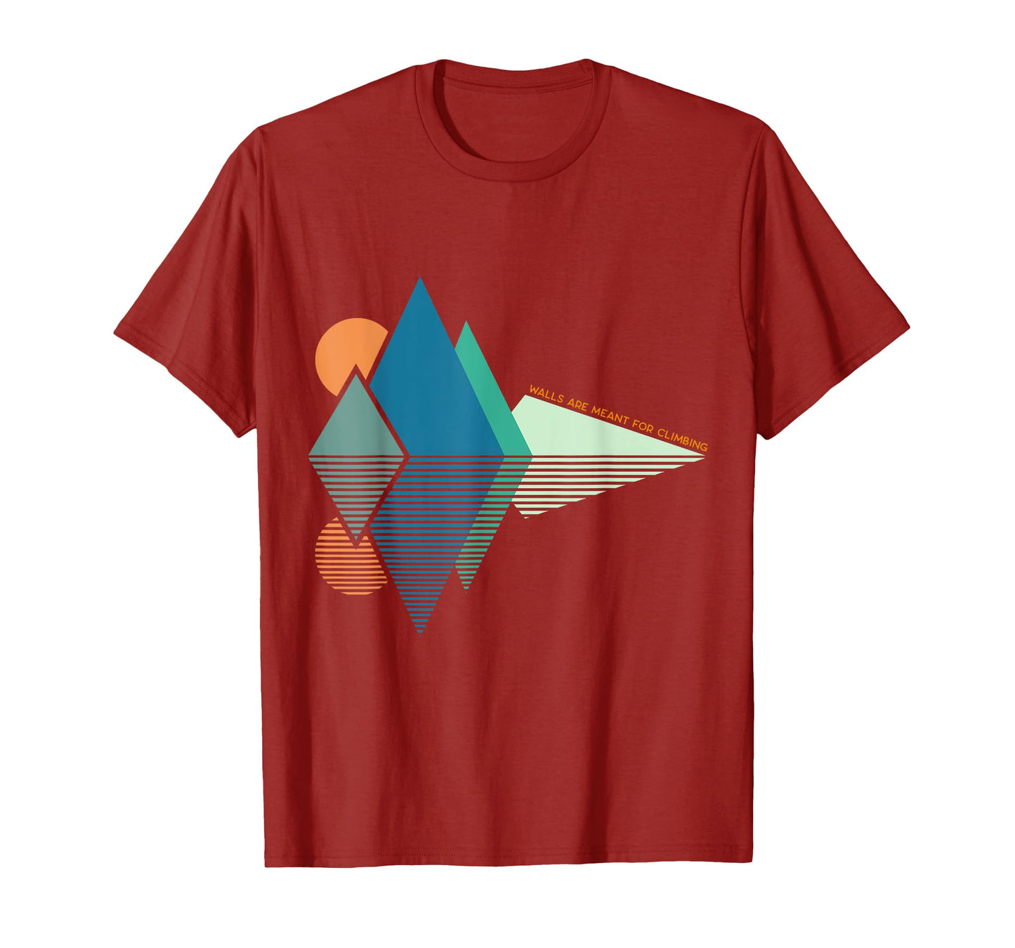 Rock Climbing vintage tee - Walls are meant for climbing T-Shirt