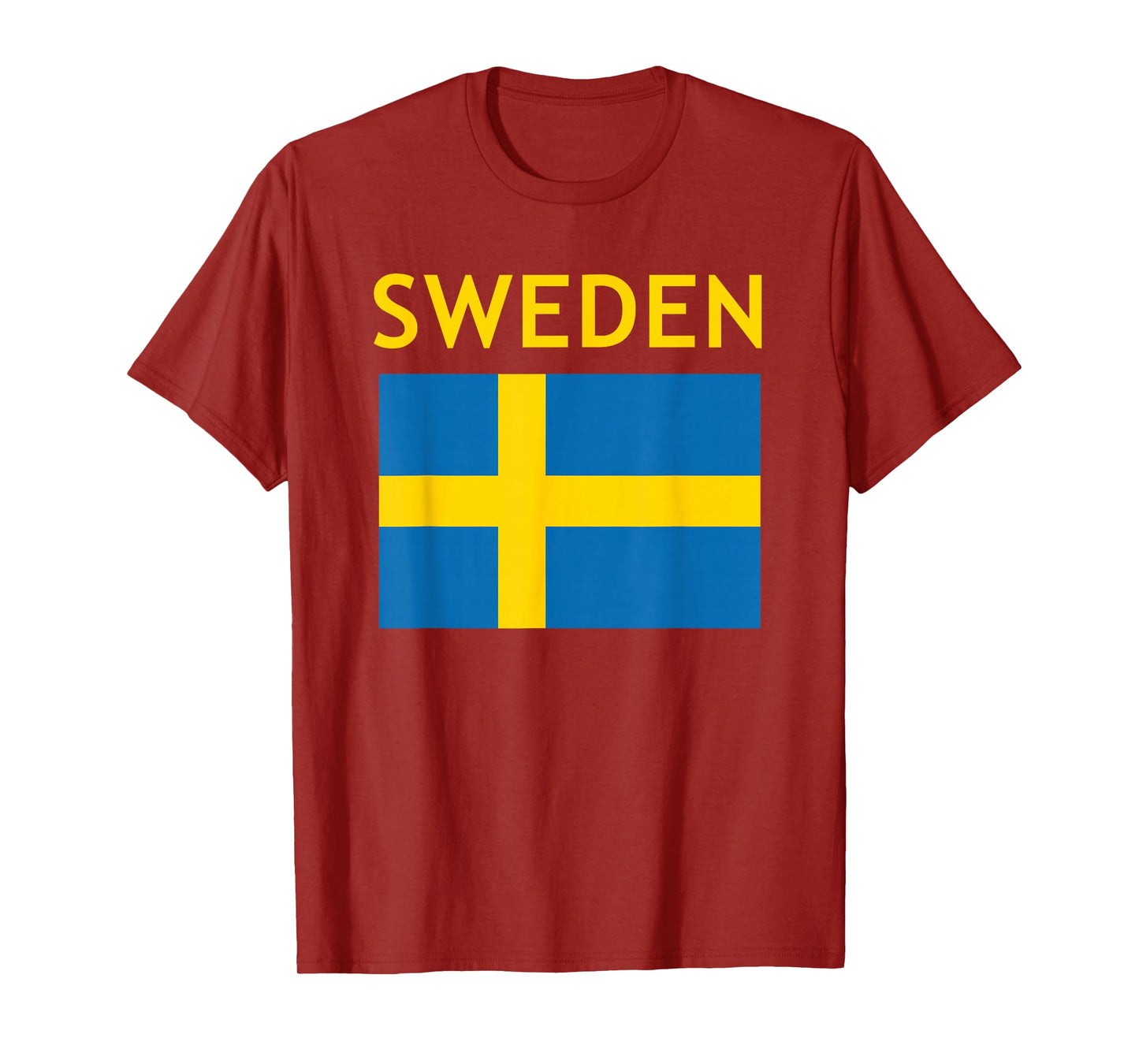 Kids Vintage Sweden Flag Swedish Souvenir Boys Girls Toddler T-Shirt