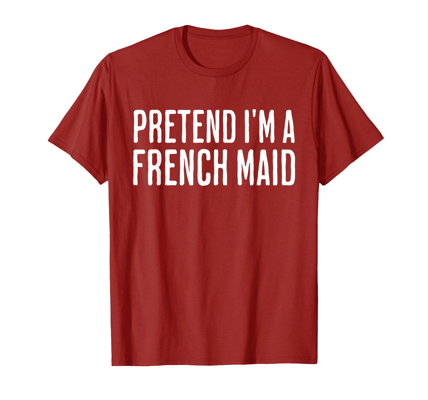 French Maid Costume Men Women Halloween Costume T-Shirt