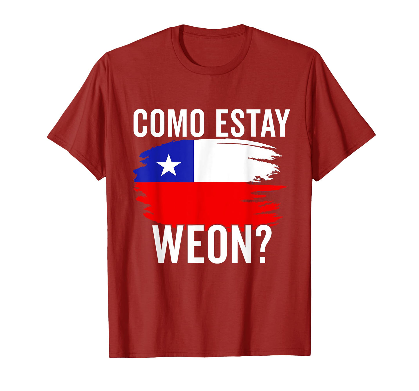 Chile Flag Pride Chilean Funny Camiseta Chilena Weon Slang T-Shirt