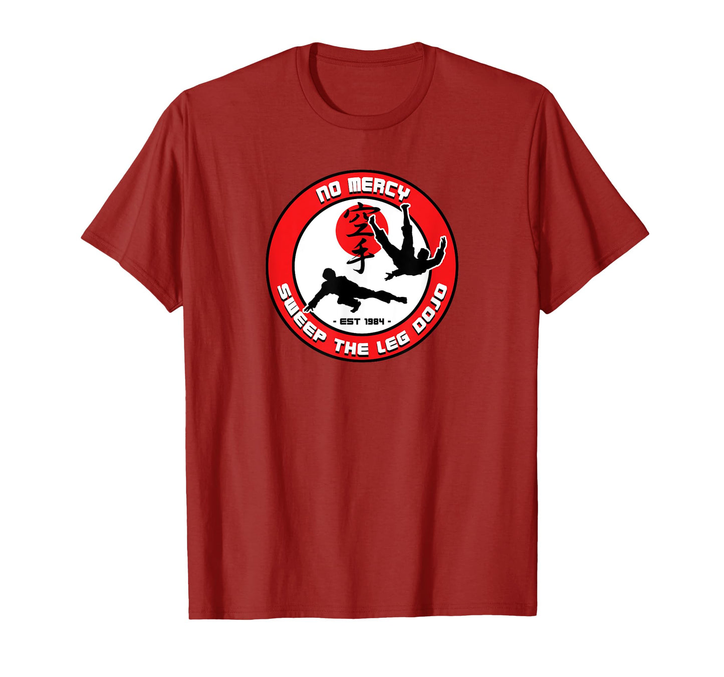 NO MERCY SWEEP THE LEG DOJO Emblem T-shirt (Ver.2) T-Shirt