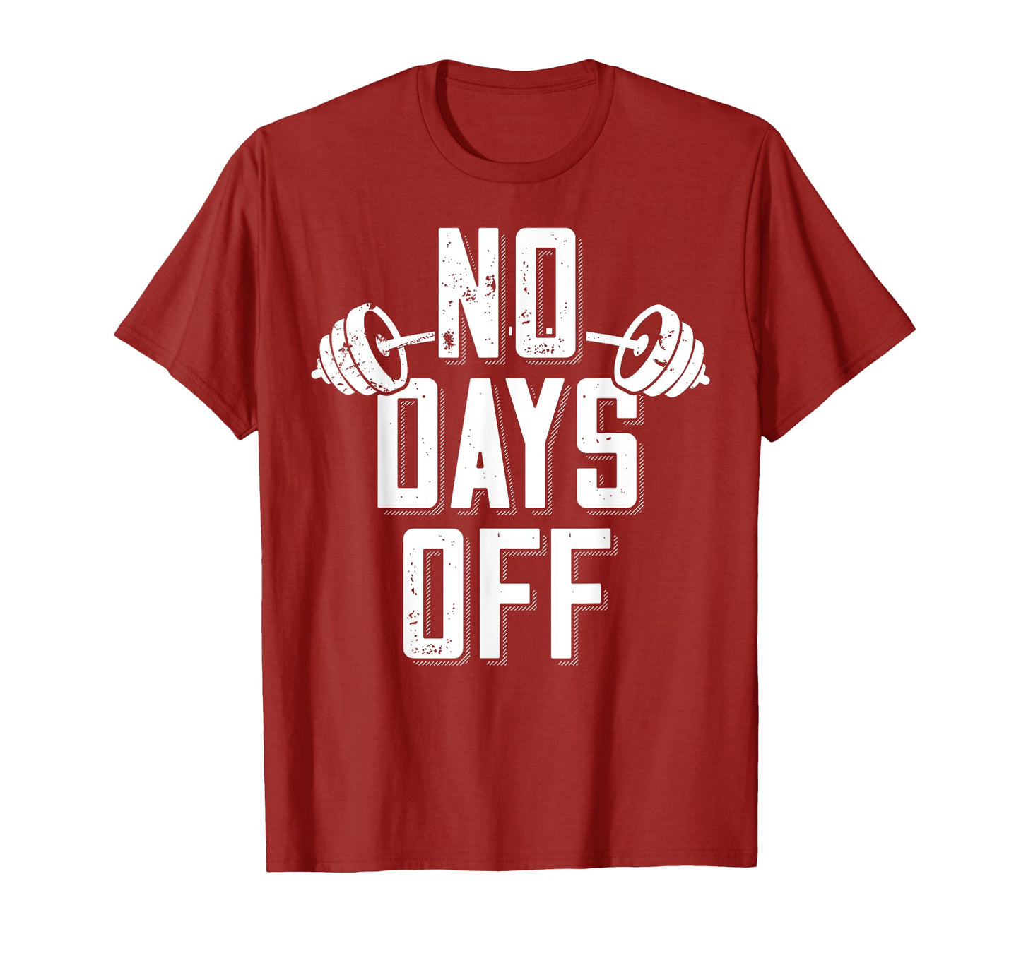 No Days Off Bodybuilder Saying Barbell Bodybuilding T-Shirt