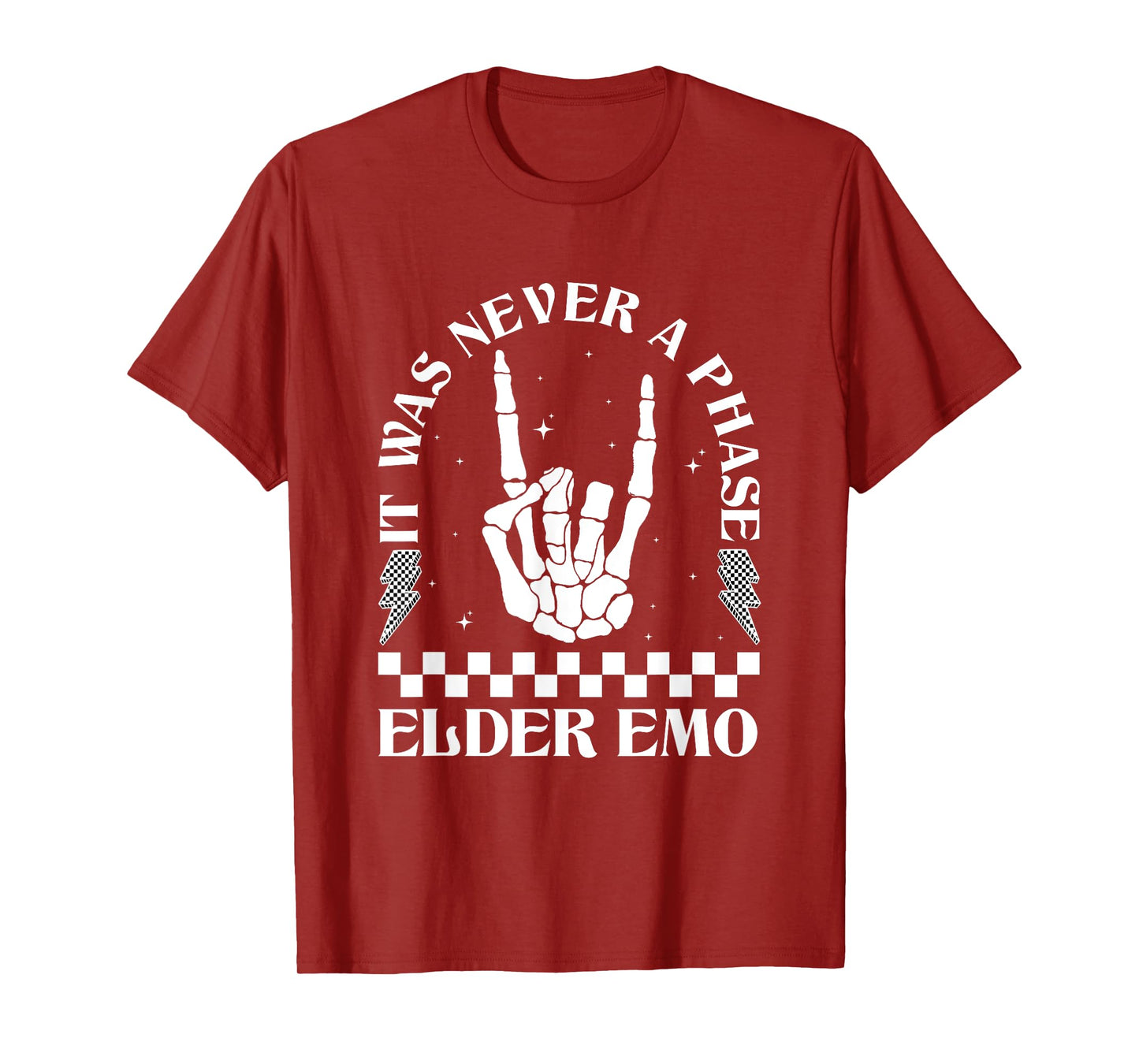 Vintage Elder Emo Club It Was Never A Phase Goth Emo Music T-Shirt