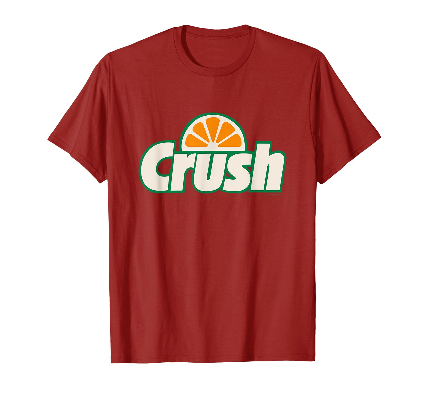 Crush Orange Slice Graphic Throwback Design T-Shirt