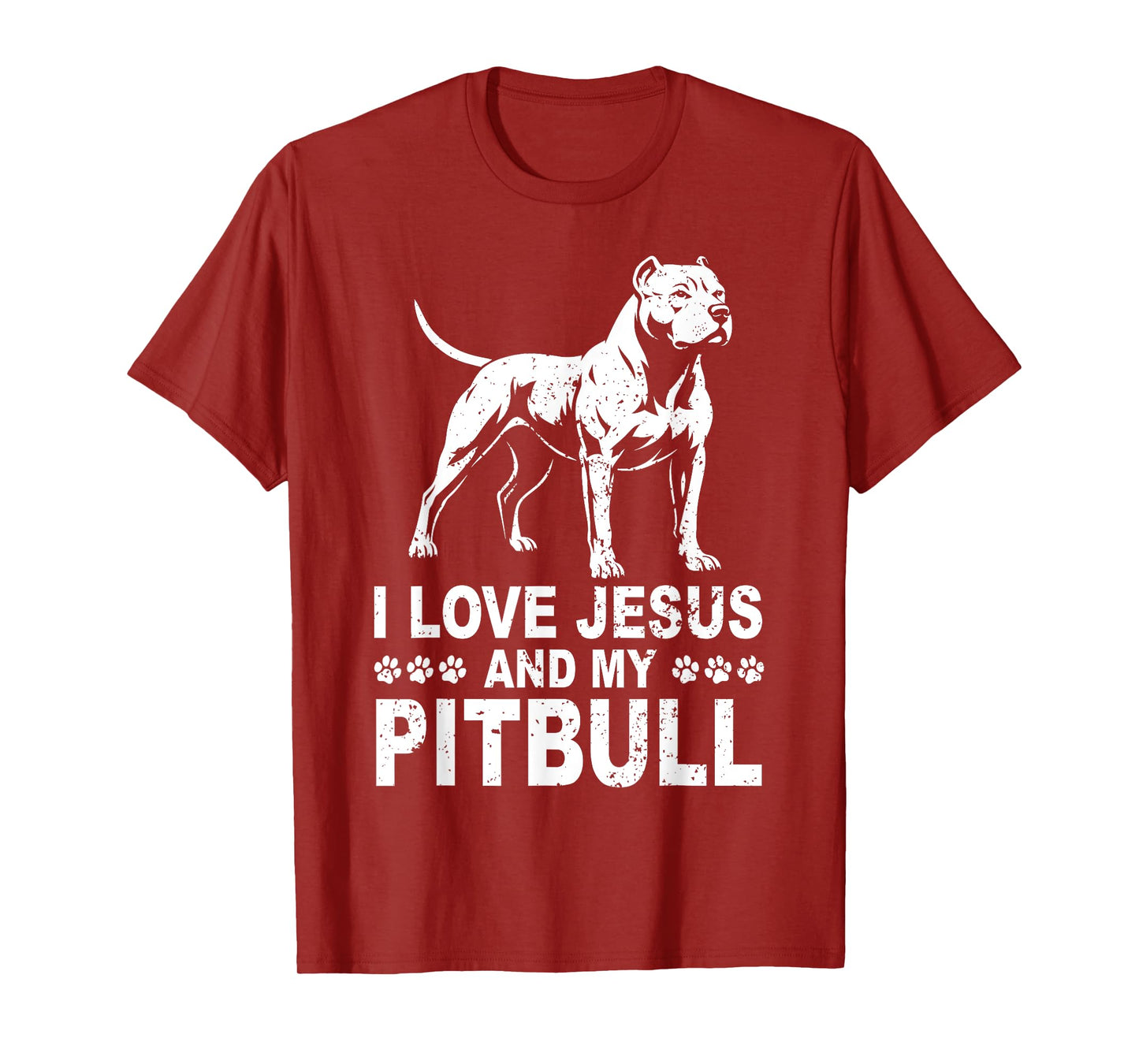 I Love Jesus and My Pitbull T-Shirt