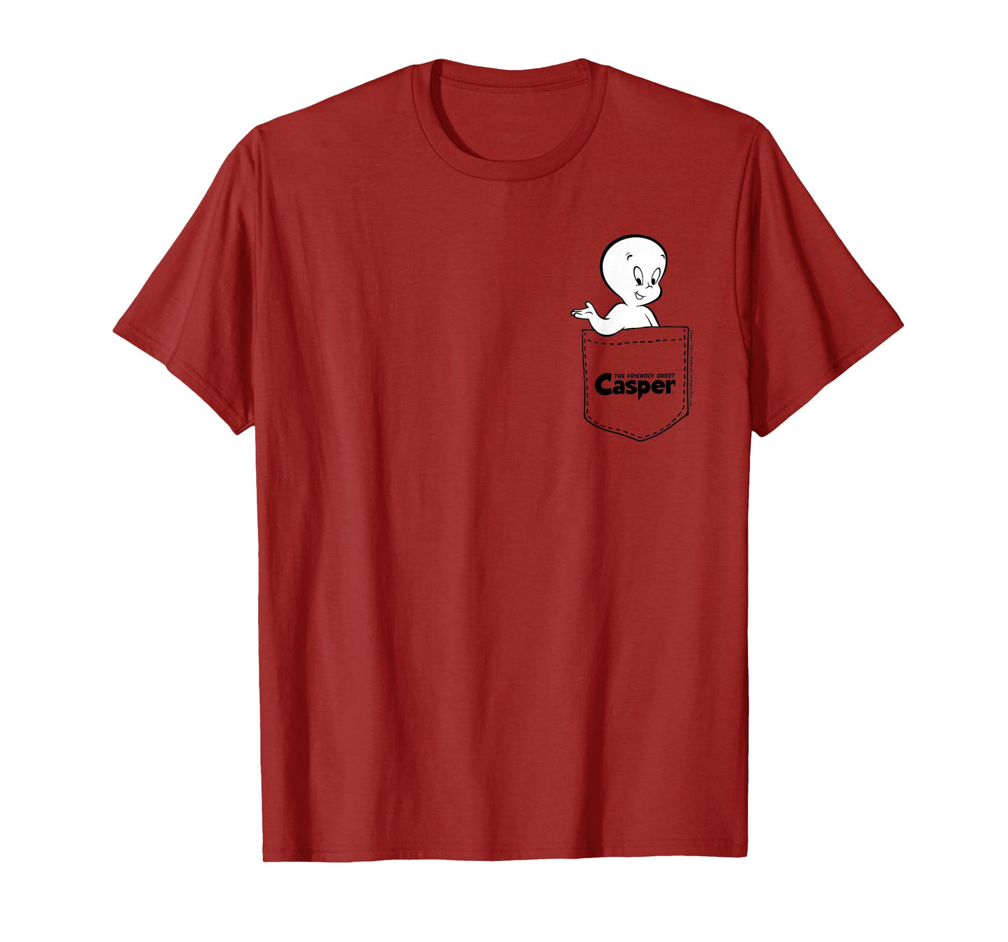 Casper The Friendly Ghost Out Of Pocket T-Shirt