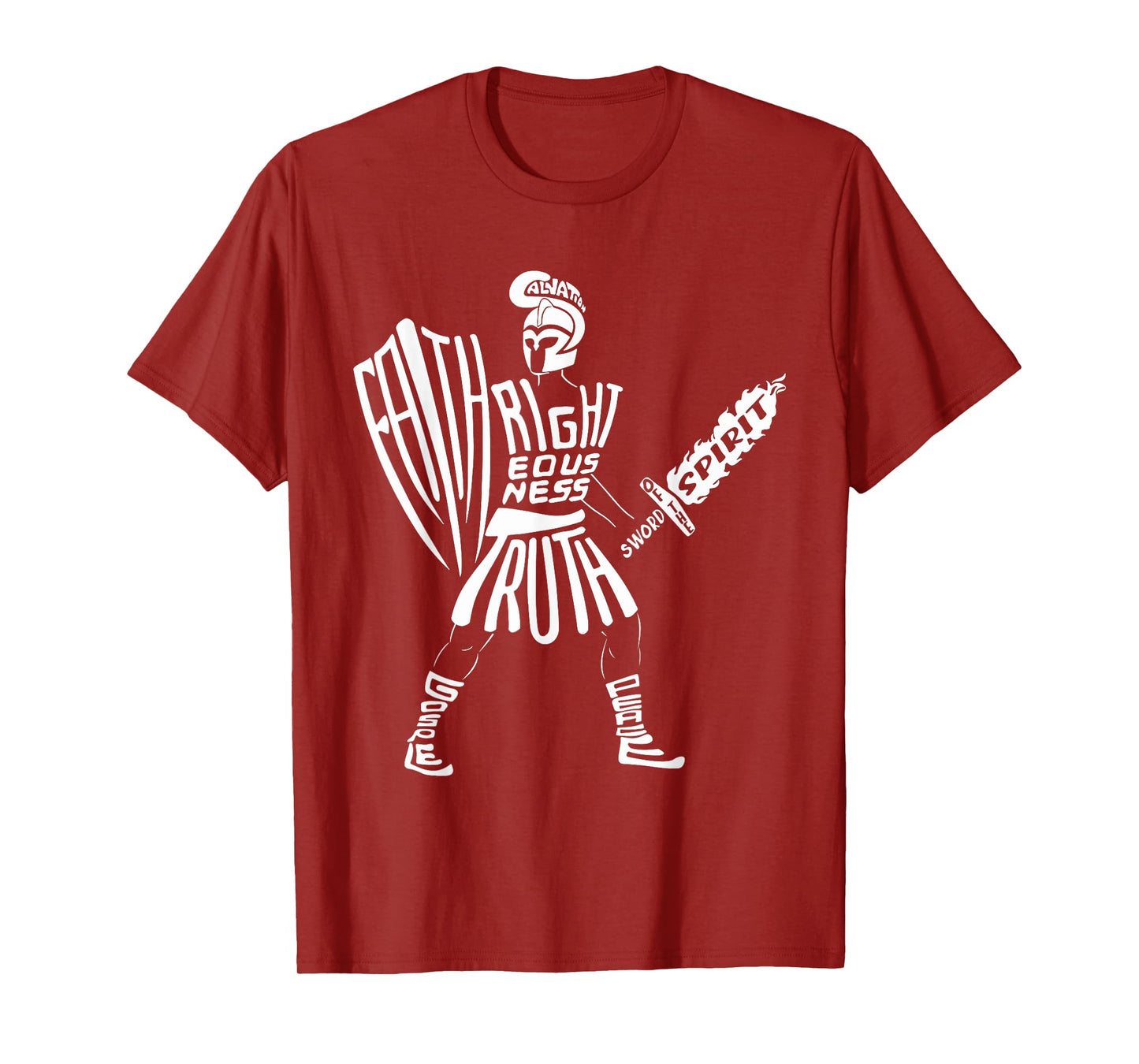 Put on The Full Armor of God, Christian Jesus, Bible Verse T-Shirt