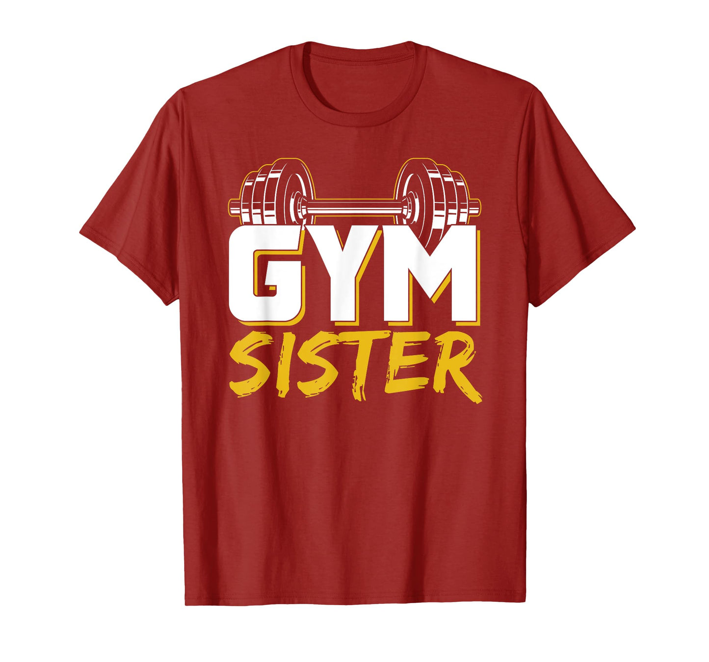 Gym Sister Fitness Weightlifting Workout Training T-Shirt