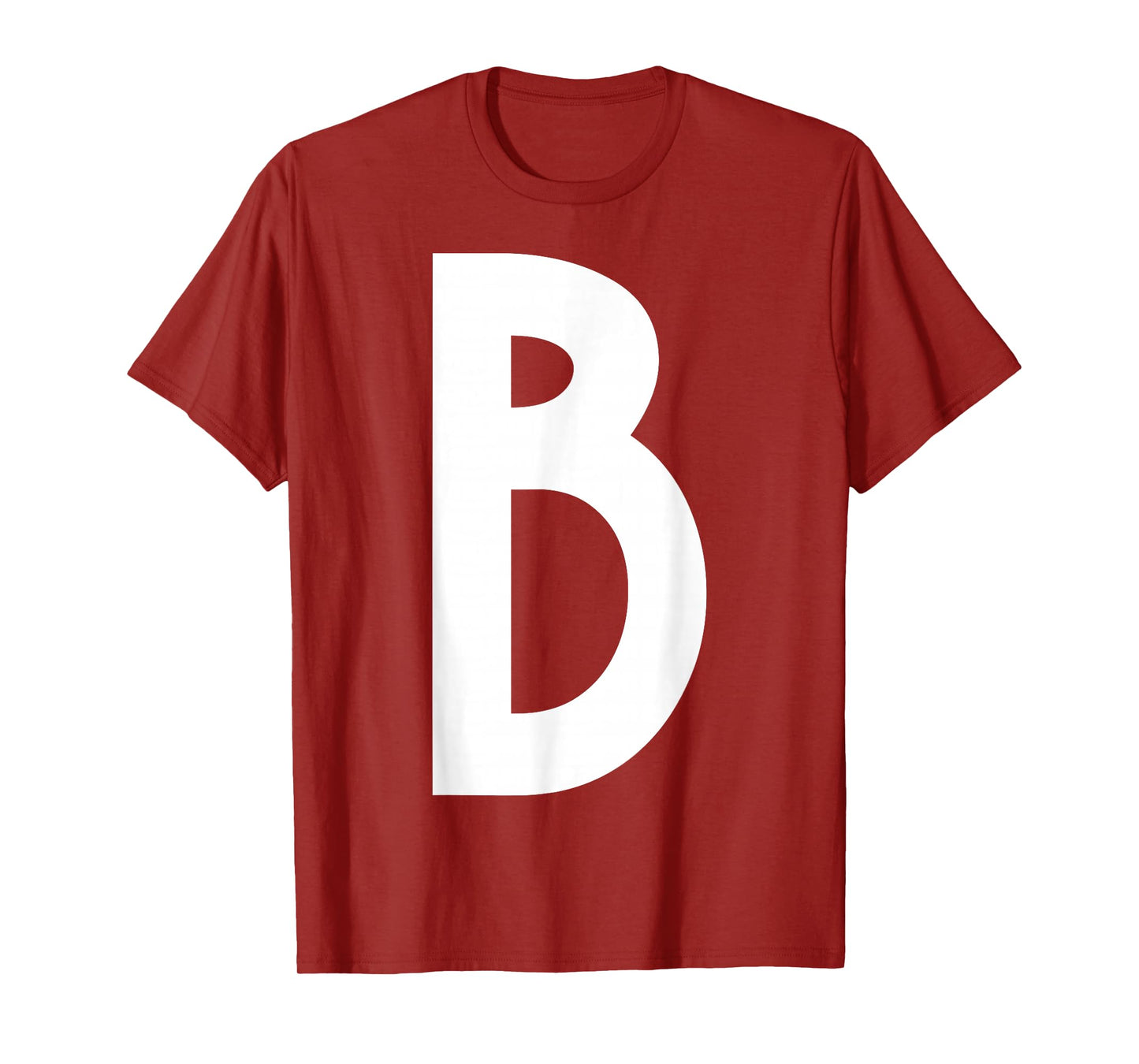Letter B Funny Group Matching Christmas Costume 2025 Family T-Shirt
