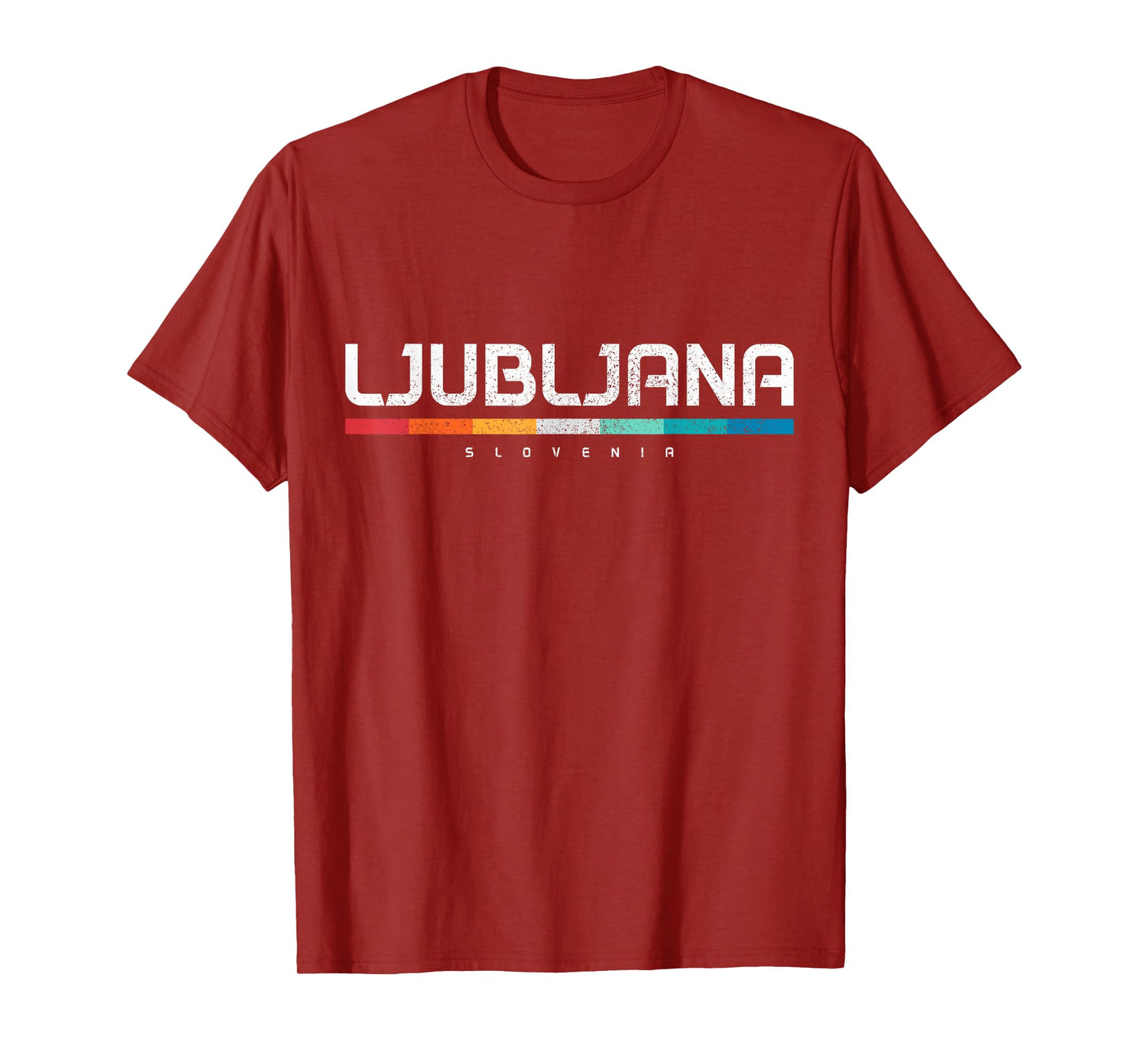 We Love Ljubljana Slovenia Vintage Retro Slovenian Souvenir T-Shirt