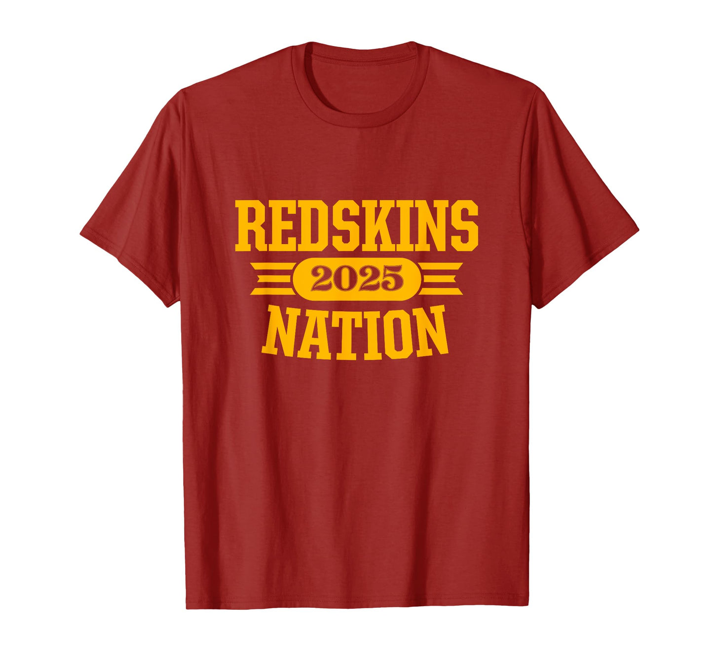 Indian Creek Redskins Official High School Gear Unisex-Adults & Kids Black Small Modern Crew Neck Short Sleeve T-Shirt