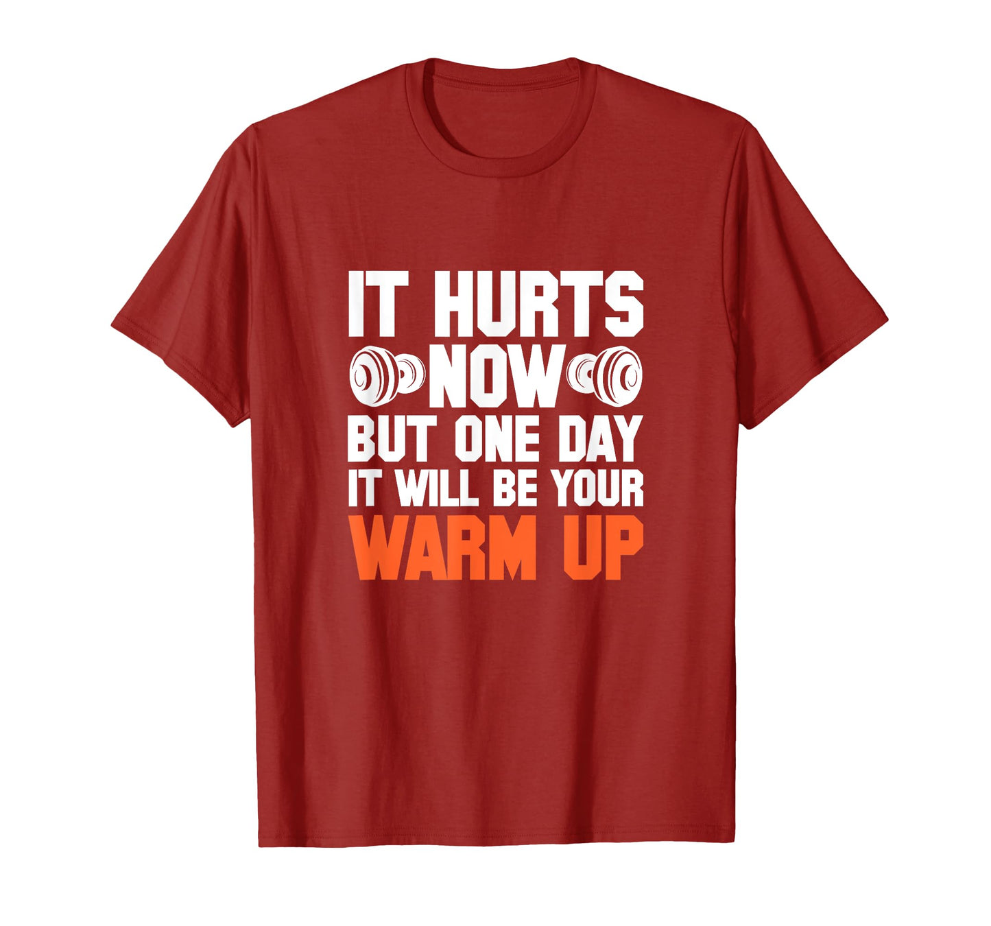 Gym It Hurts Now But One Day It Will Be Your Warm Up T-Shirt